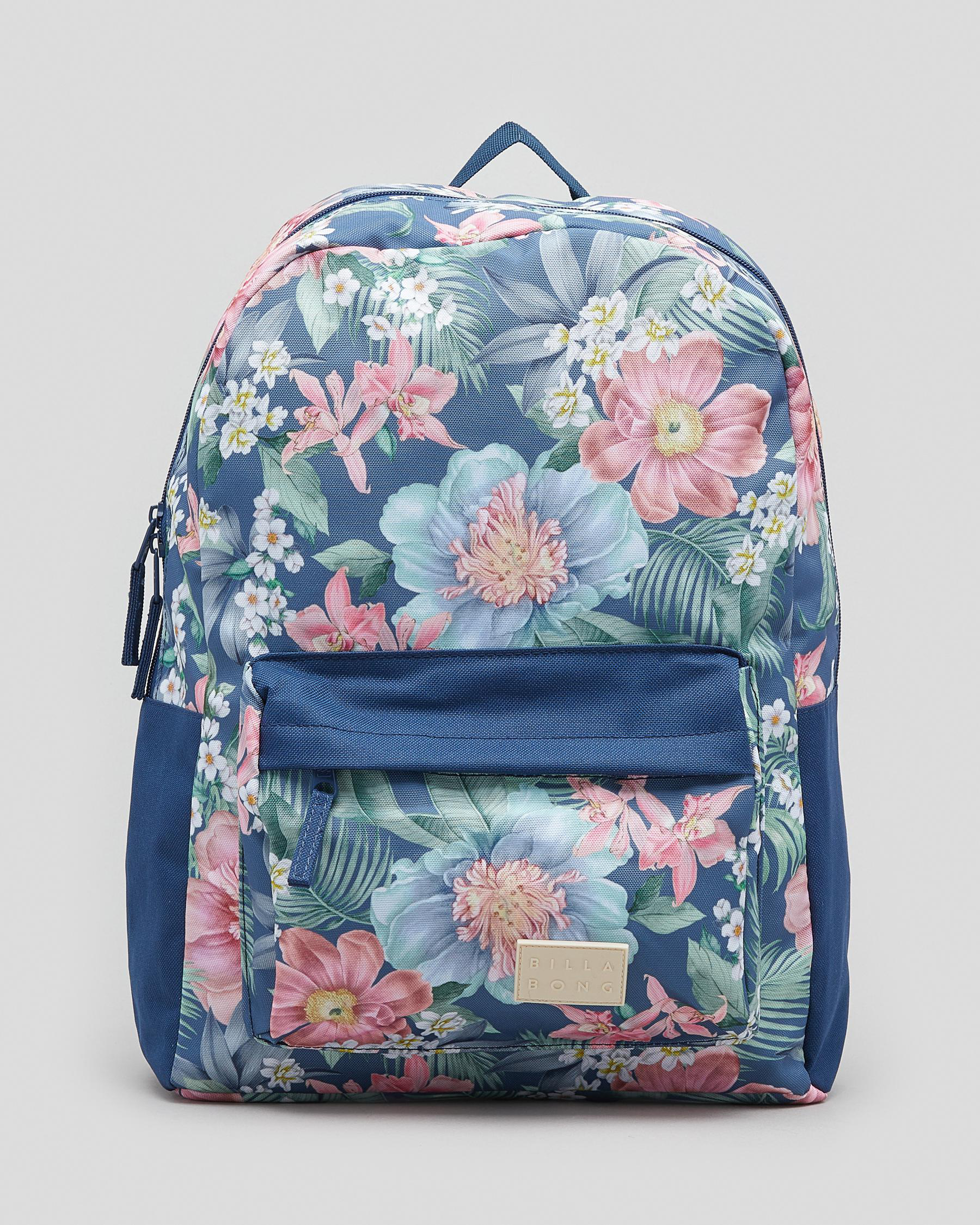 Billabong Luxe Schools Out Backpack In Blue - Fast Shipping & Easy ...