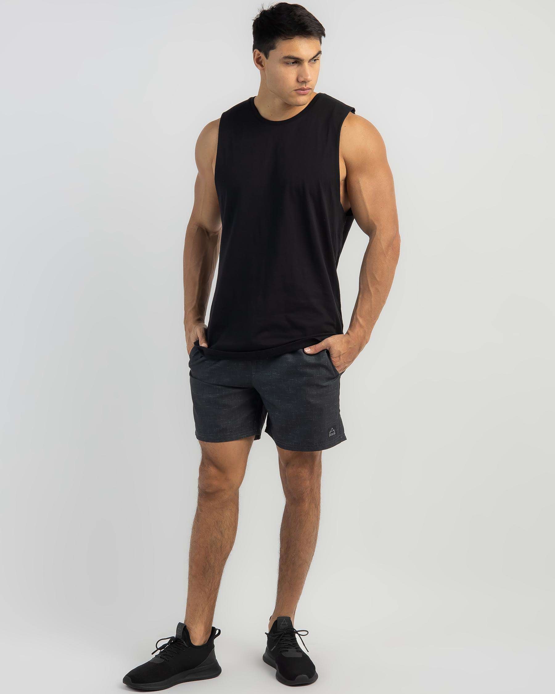 Shop Lucid Coding Mully Shorts In Black - Fast Shipping & Easy Returns ...