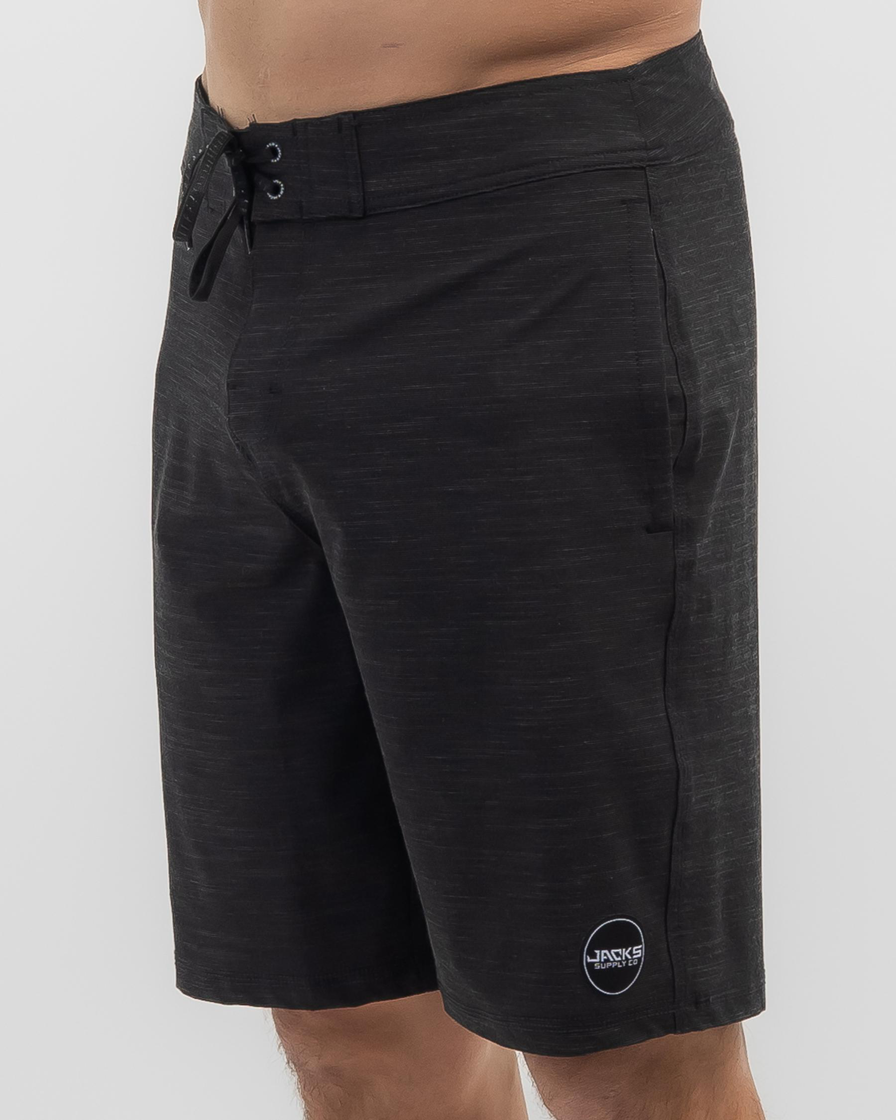 Shop Jacks Ascend Board Shorts In Black Fast Shipping & Easy Returns