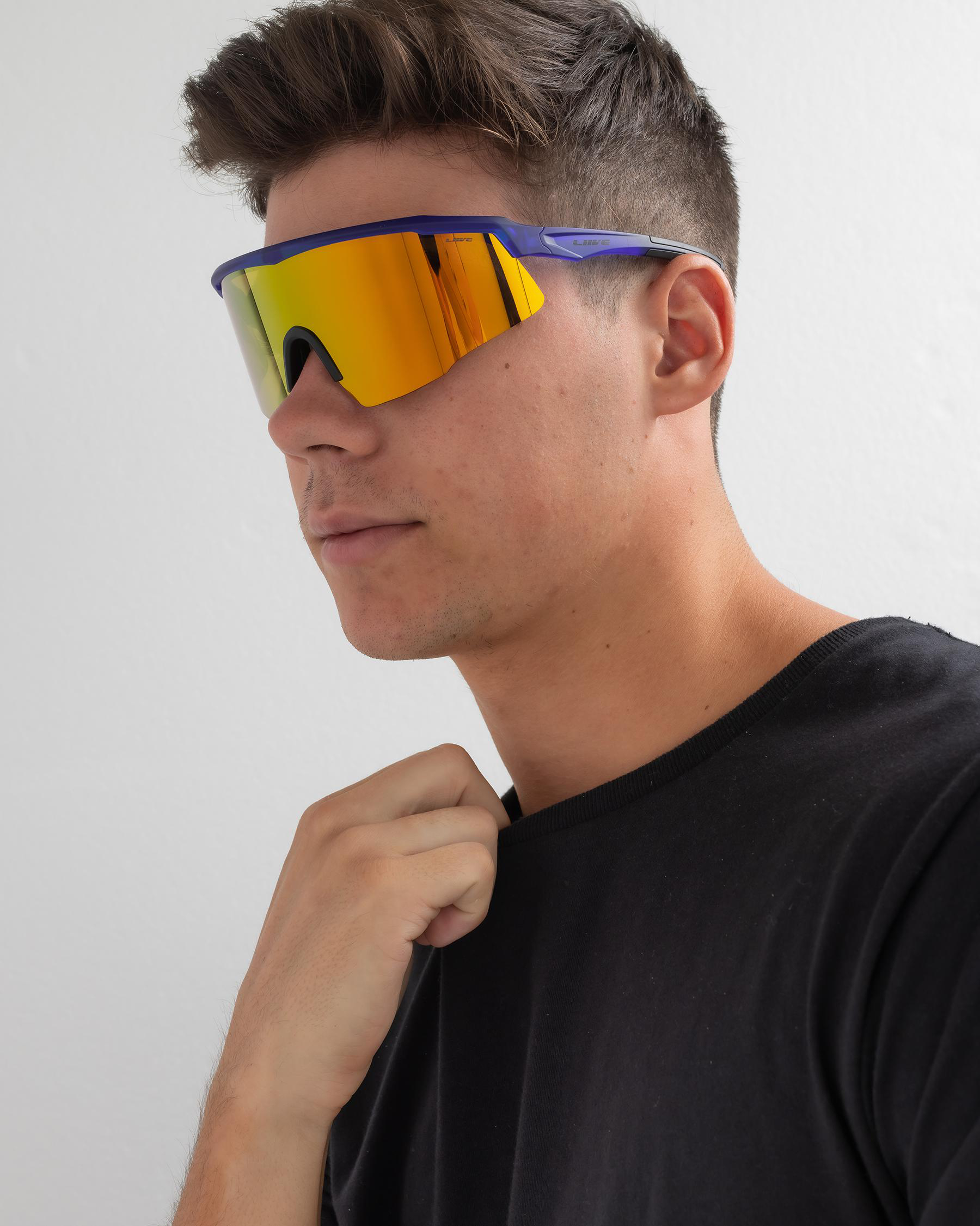 Shop Liive Dealer Sunglasses In Neon Blue Fast Shipping & Easy