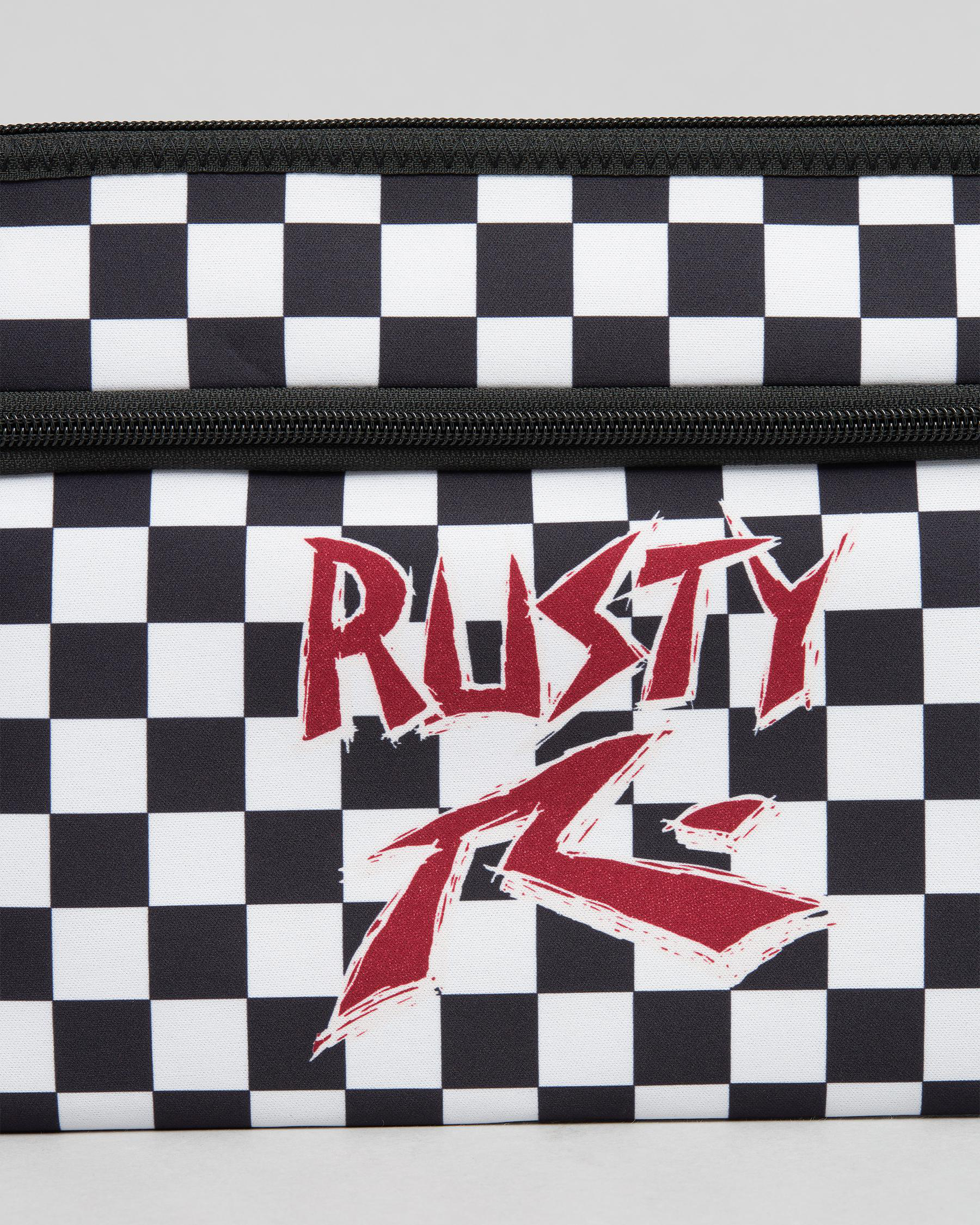 Shop Rusty Rebel Rebel Pencil Case In Black Fast Shipping & Easy