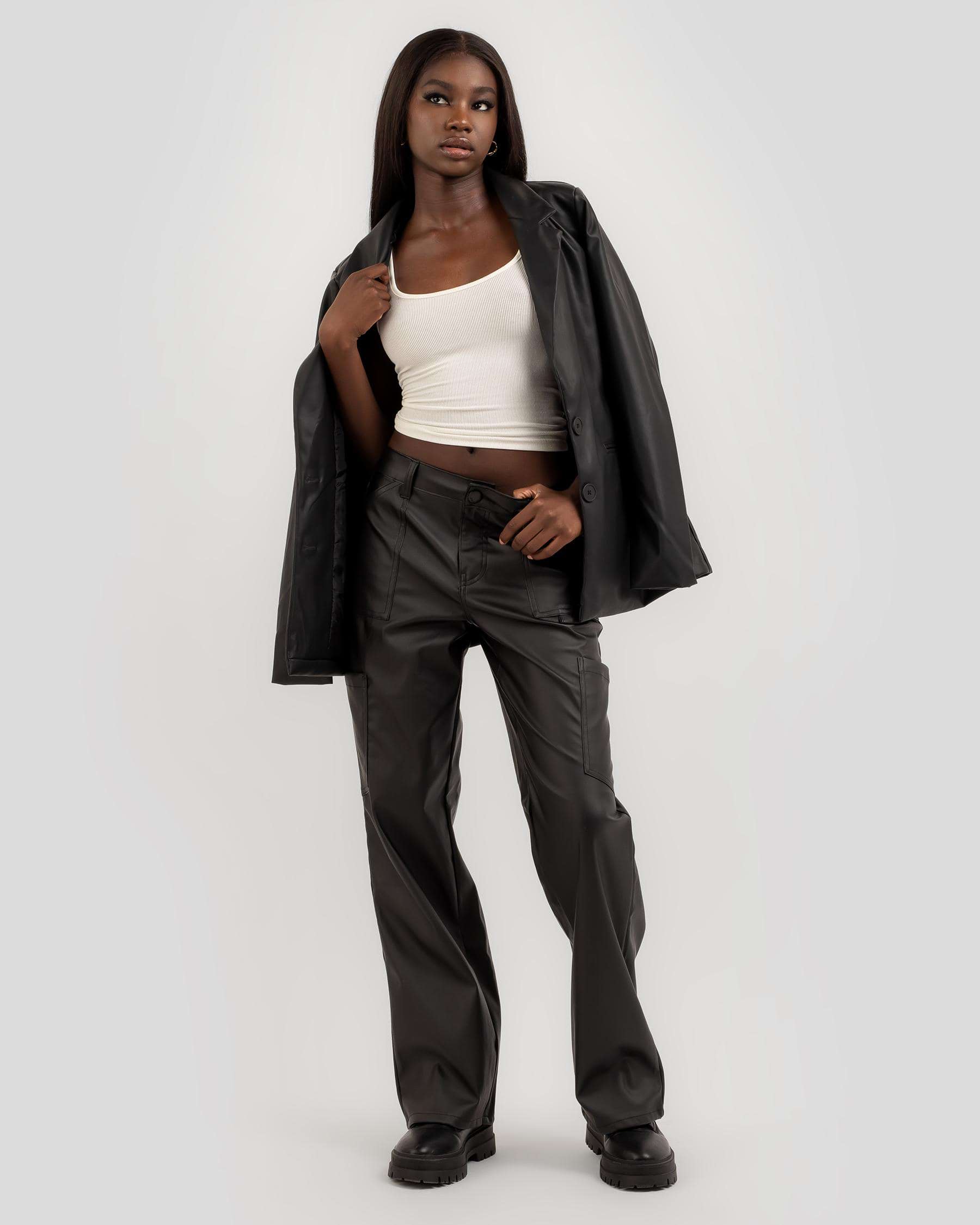 Ava And Ever Kendrick Pants In Black - Fast Shipping & Easy Returns ...