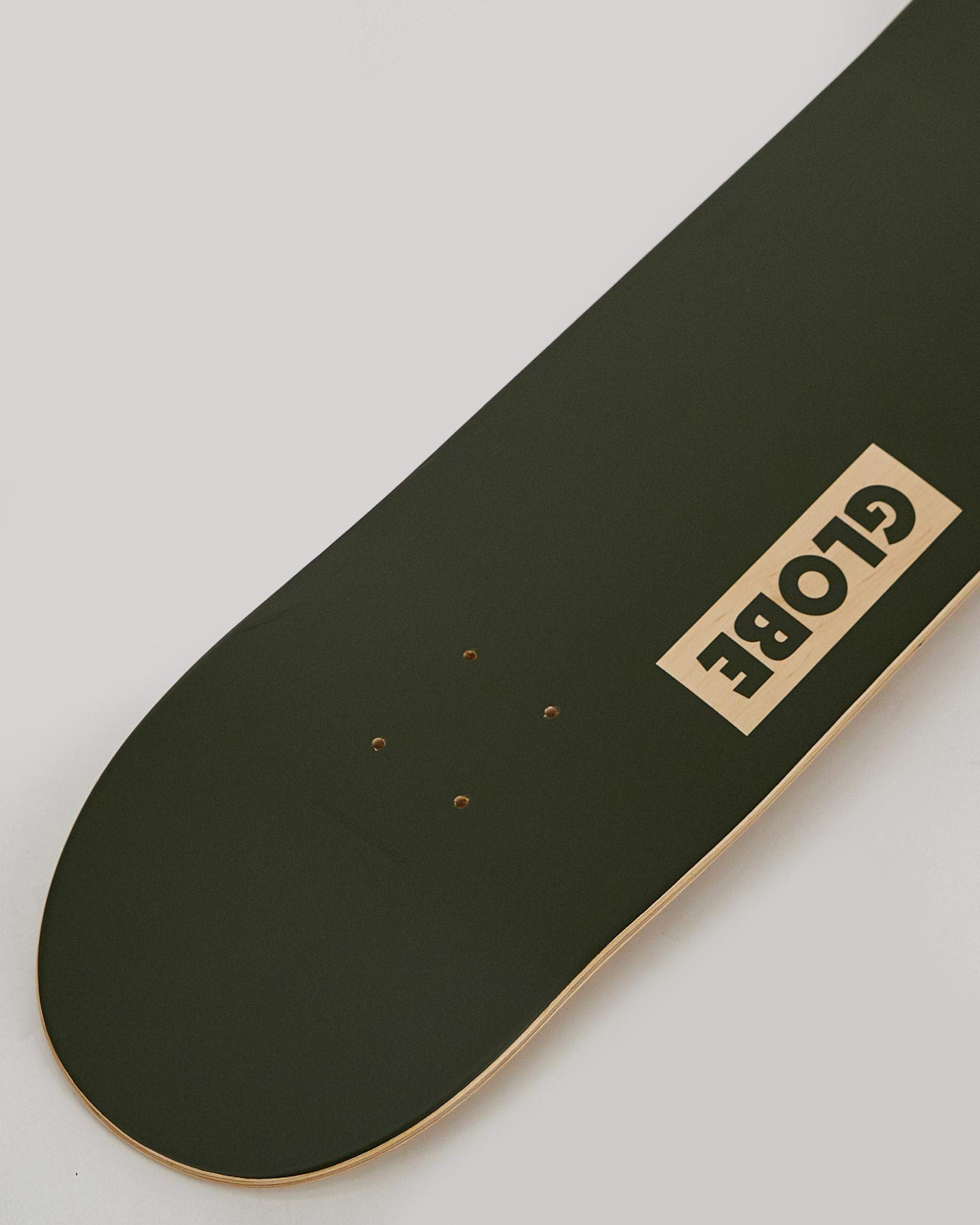 Deck Skateboard Globe Goodstock R7 7.75'' - Rouge - Érable Américain - Concave Profond - NEUF