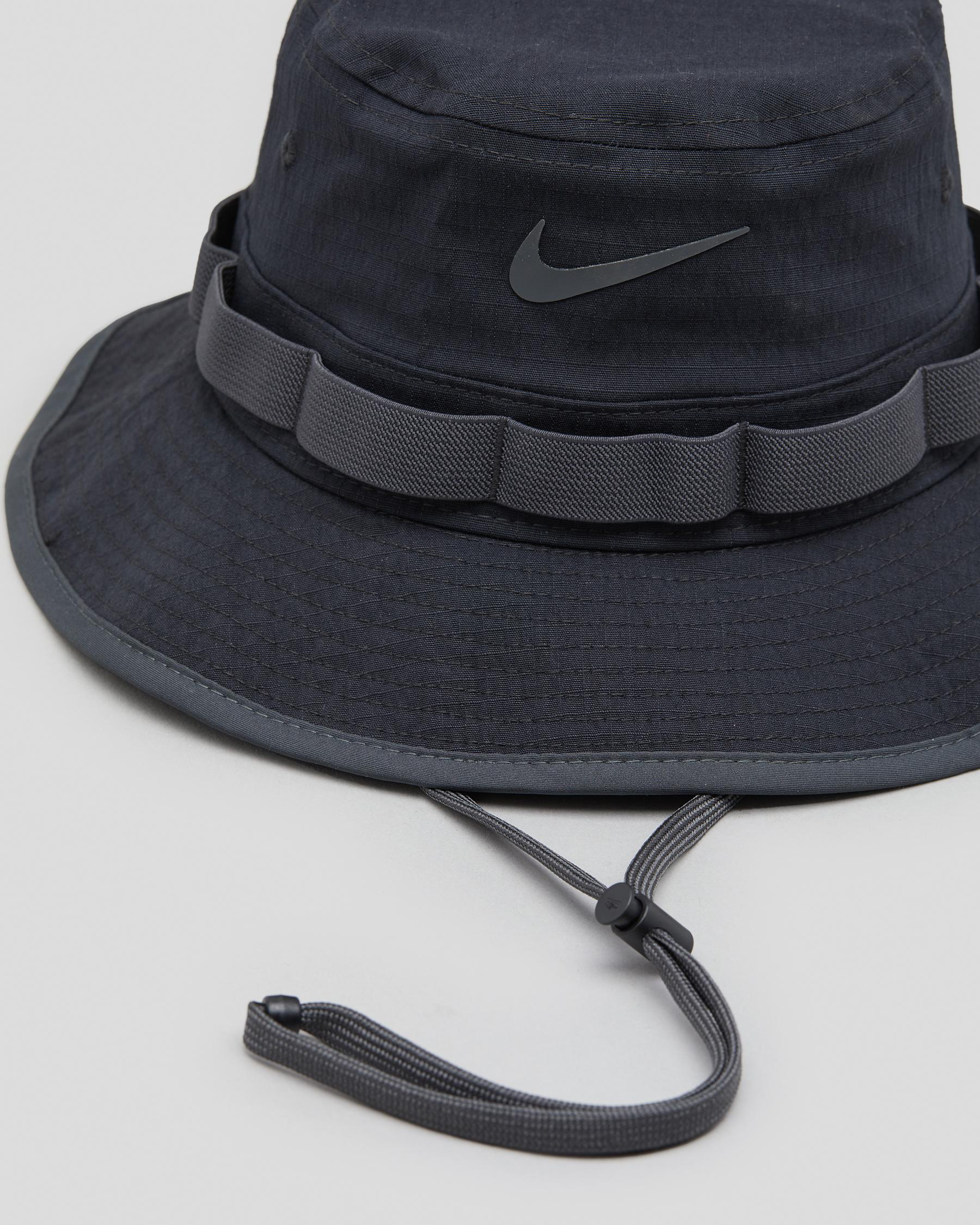 Shop Nike Boonie Bucket hat In Black Fast Shipping & Easy Returns