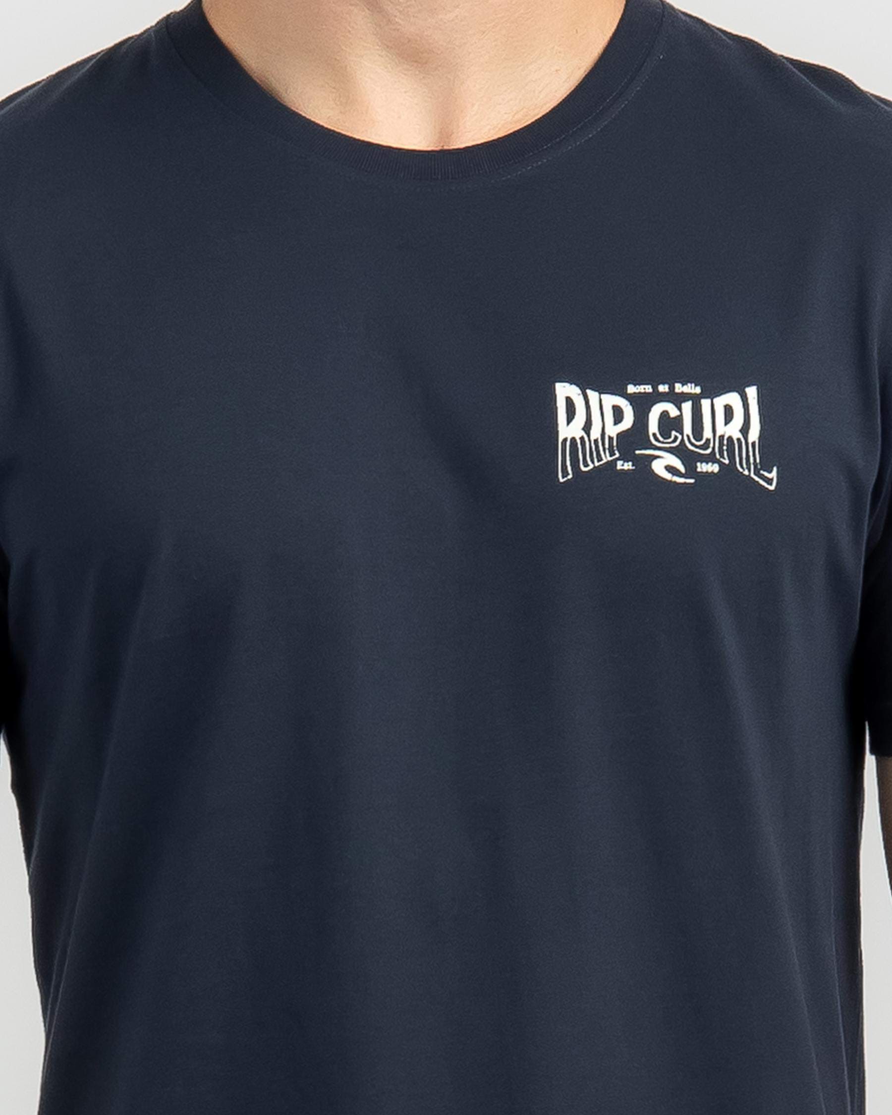 Shop Rip Curl Affinity T-Shirt In Dark Navy - Fast Shipping & Easy ...