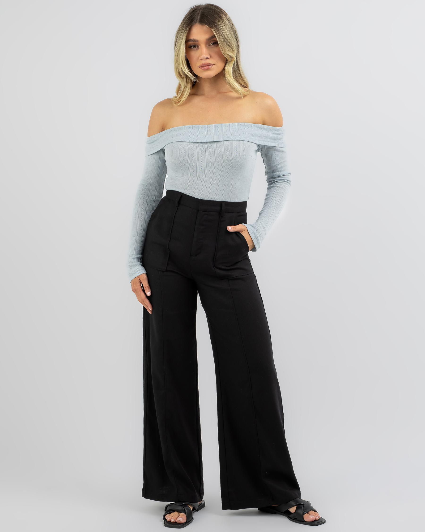 Shop YH & Co Mina Pants In Black - Fast Shipping & Easy Returns - City ...