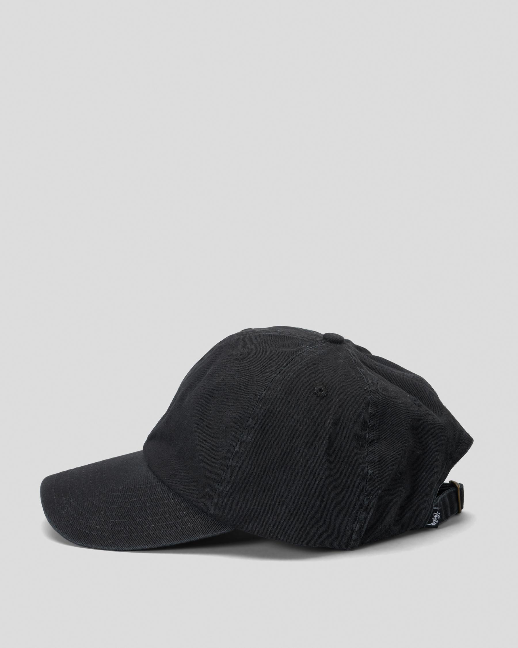 Shop Stussy Stock 8 Ball Low Pro Cap In Black - Fast Shipping & Easy ...