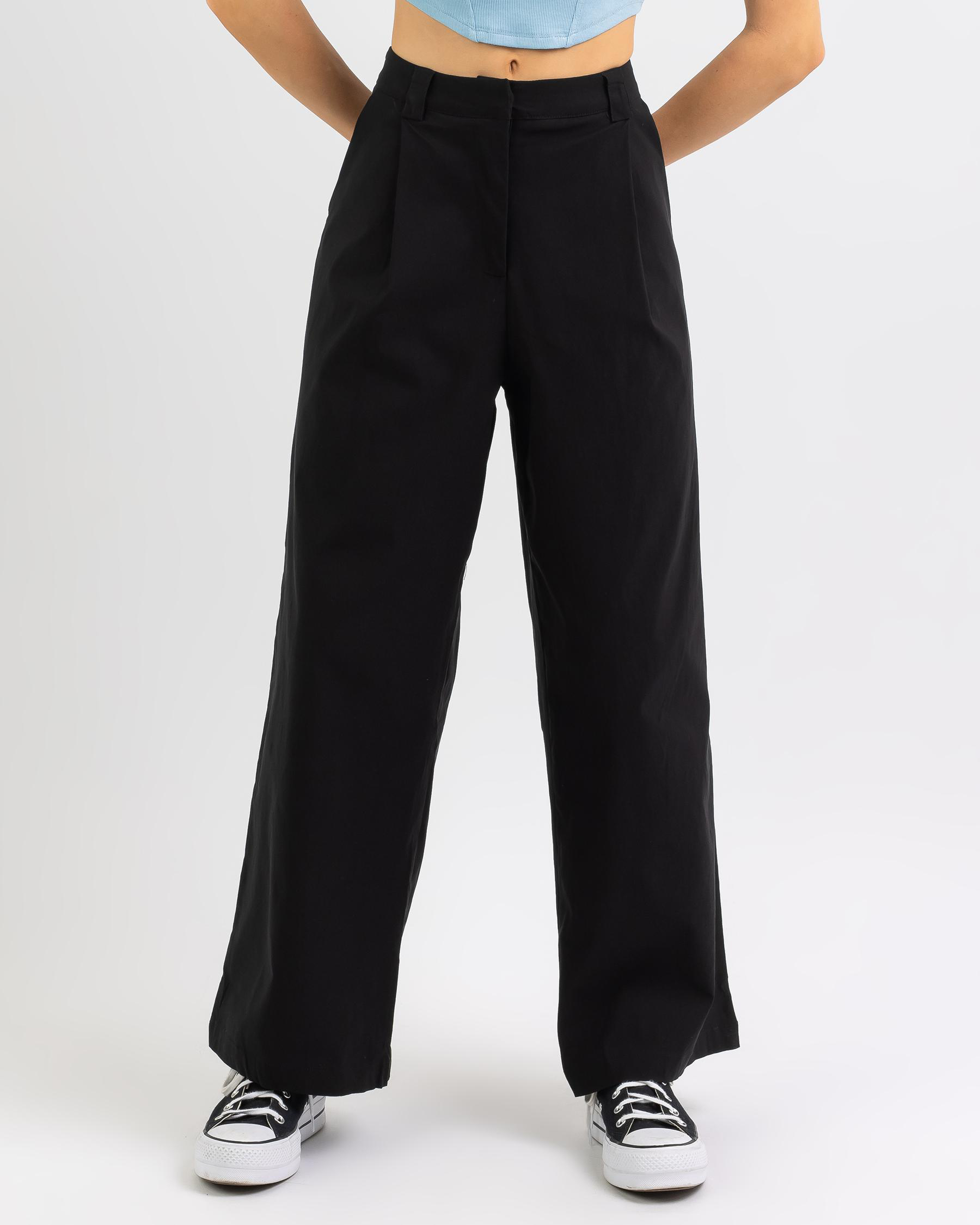 Shop Thanne Charlie Pants In Black - Fast Shipping & Easy Returns ...