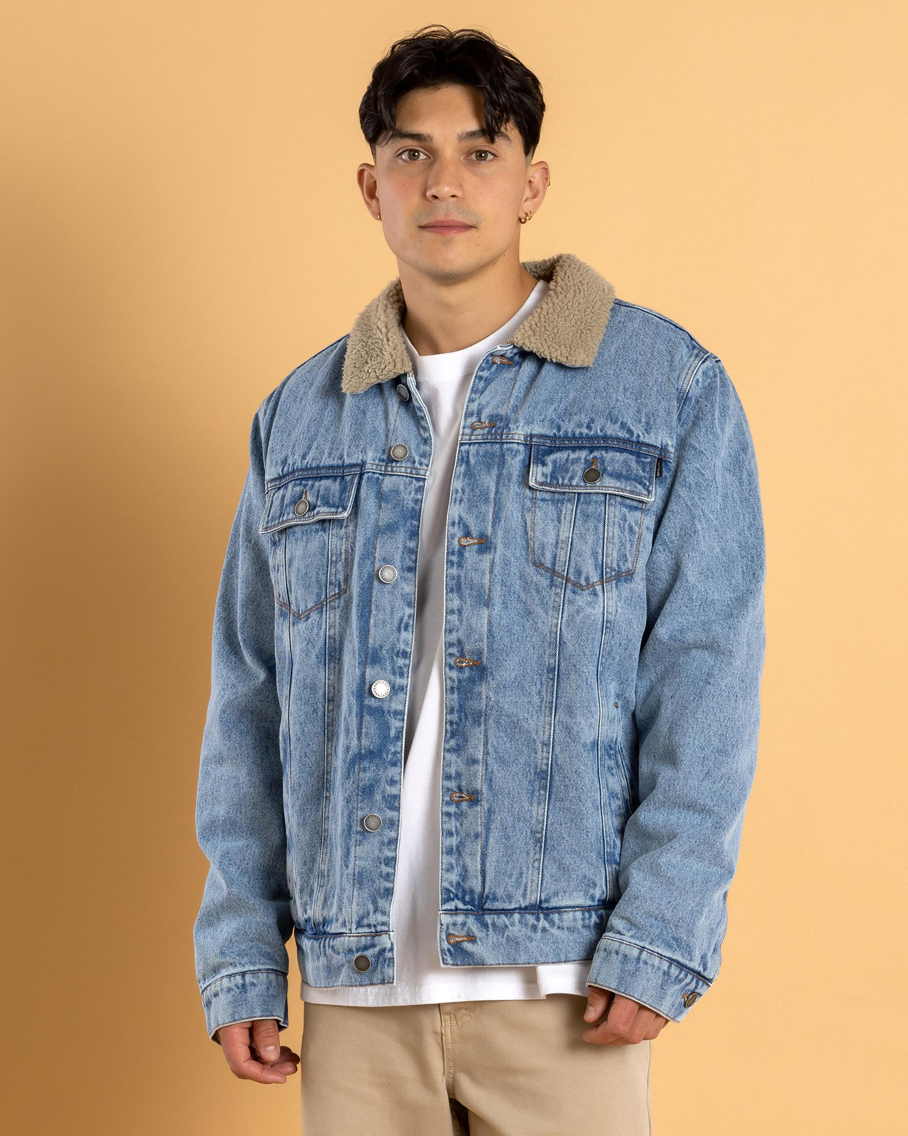 Skylark Dakota Jacket In Denim Blue - FREE* Shipping & Easy