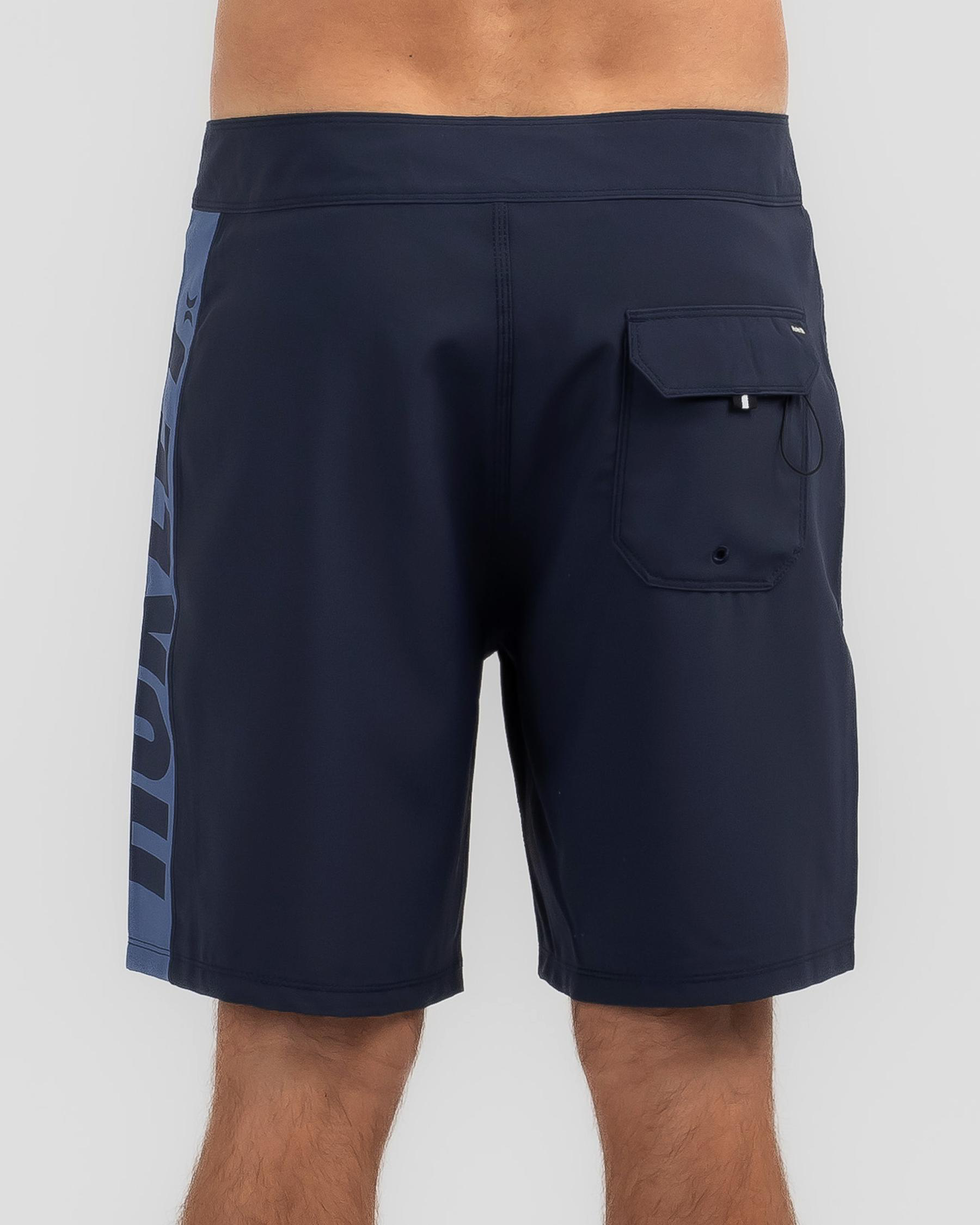 Shop Hurley Foundation Fastlane Board Shorts In Indigo Fast Shipping