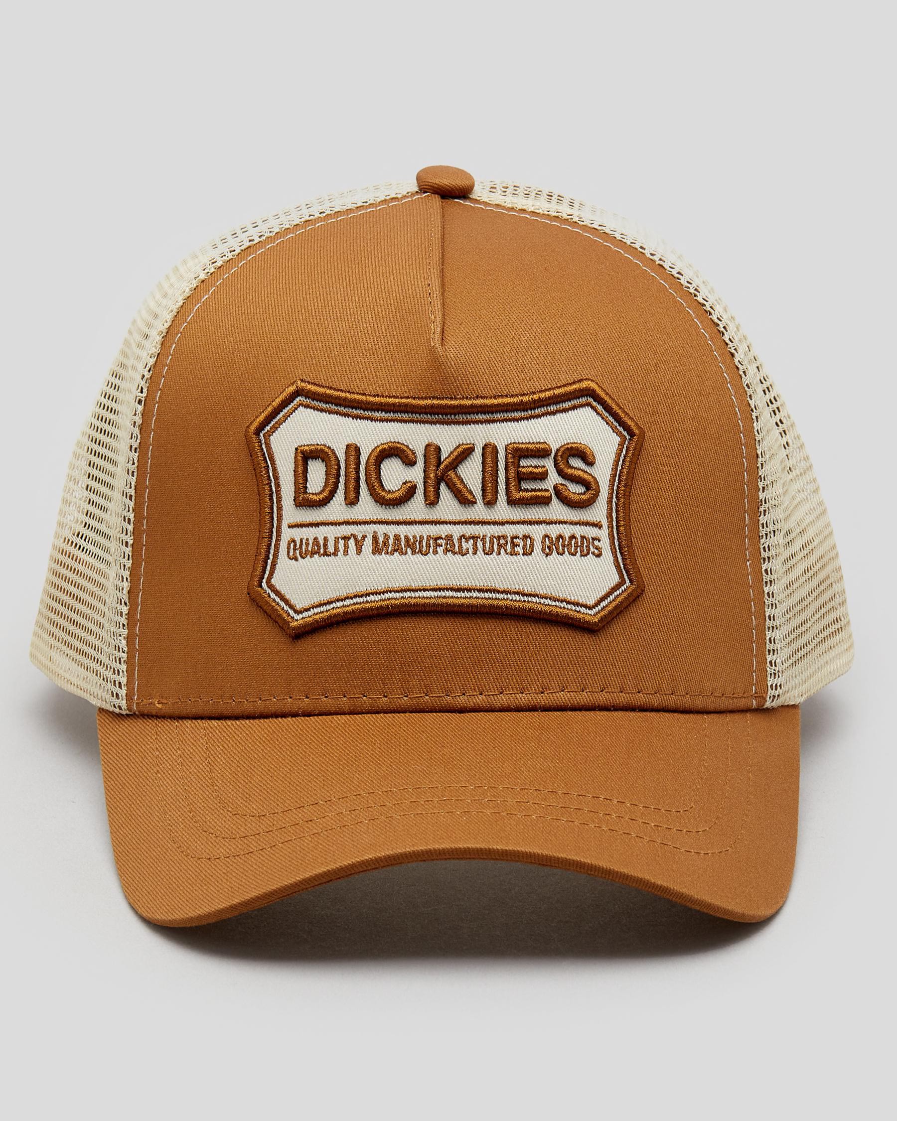 Dickies Spur Curved Peak Trucker Cap In Brown Duck - Fast Shipping ...