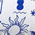 White/blue