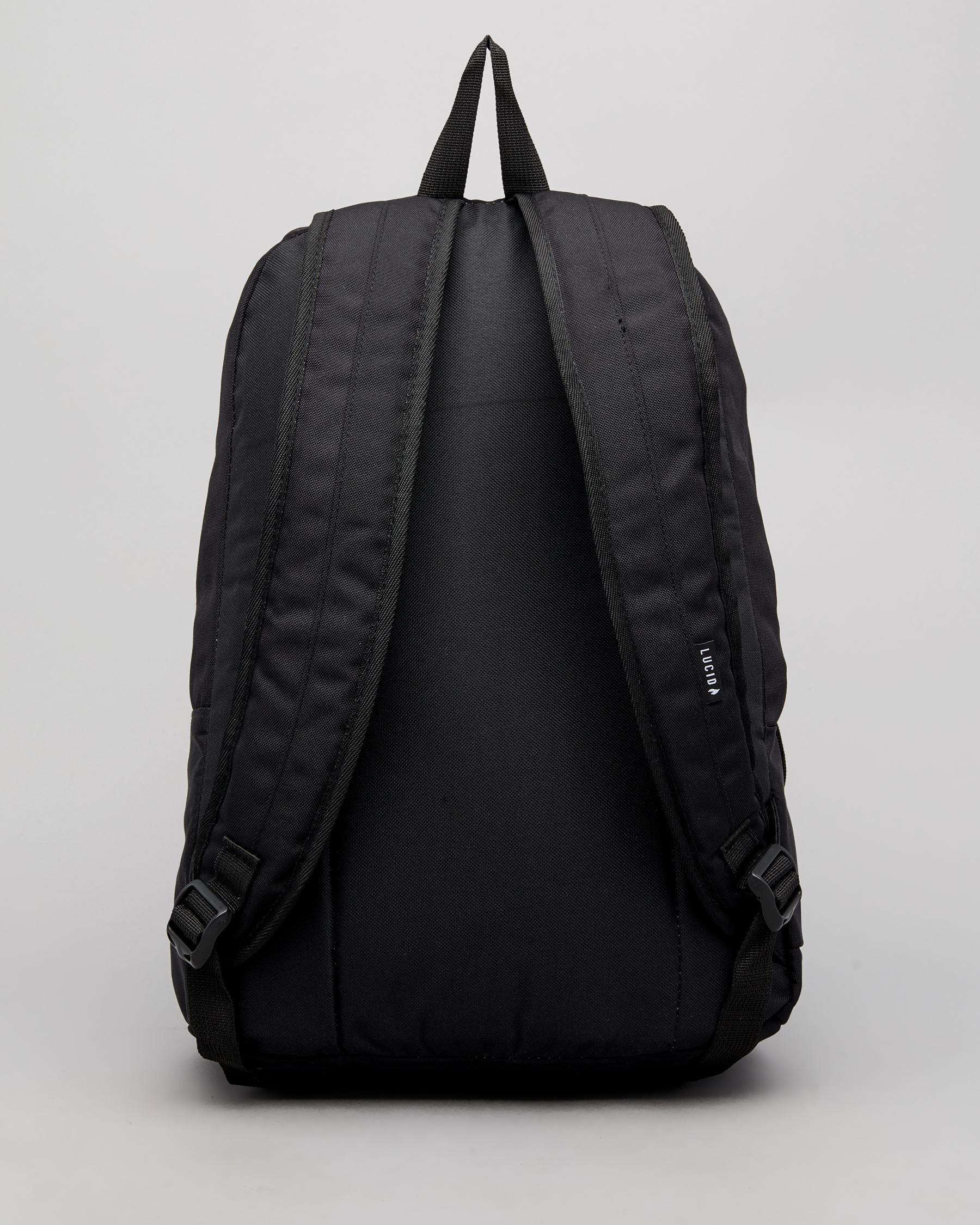 Shop Lucid Vendor Backpack In Black/black - Fast Shipping & Easy ...