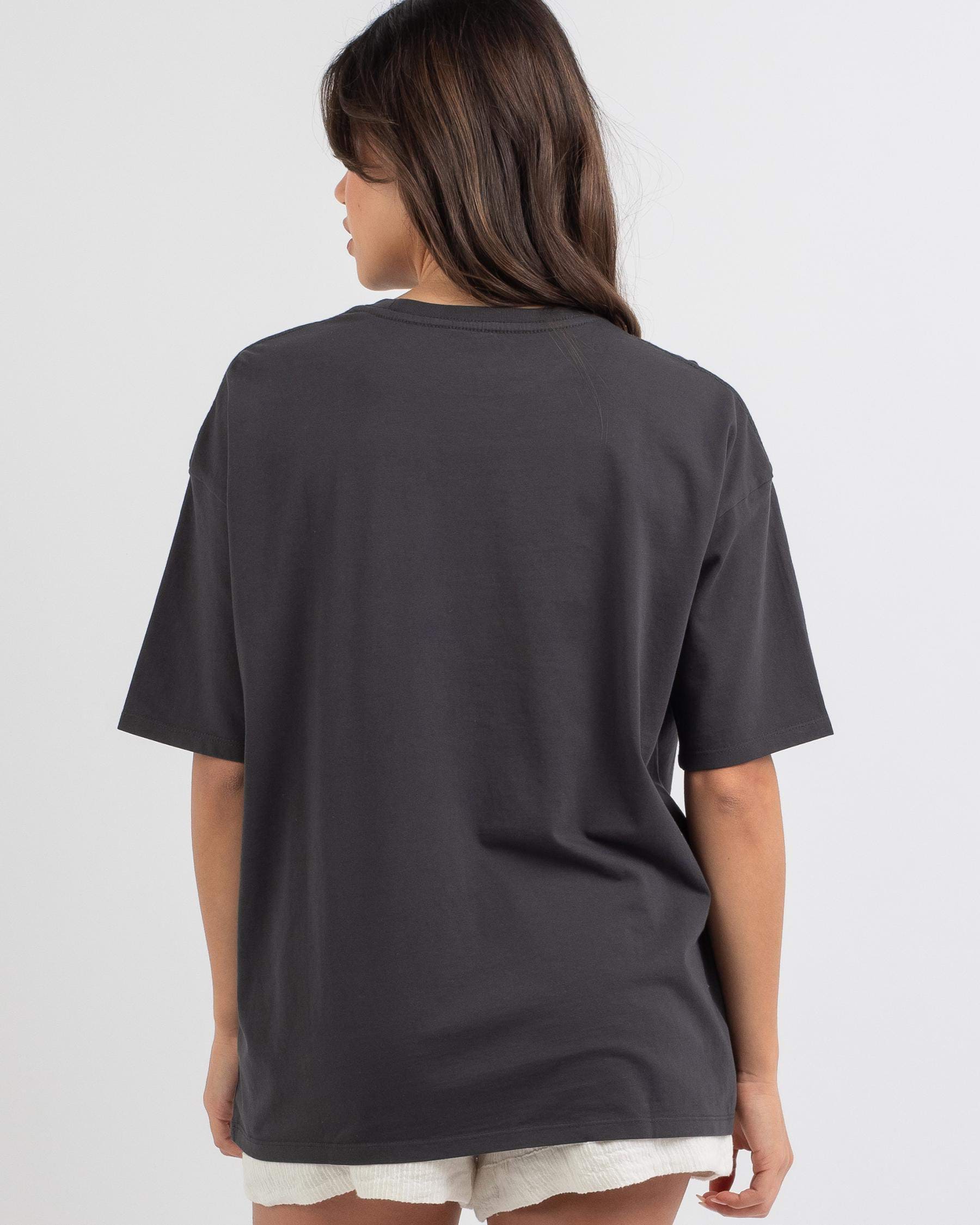 Billabong Shine Bright T-Shirt In Off Black - Fast Shipping & Easy ...