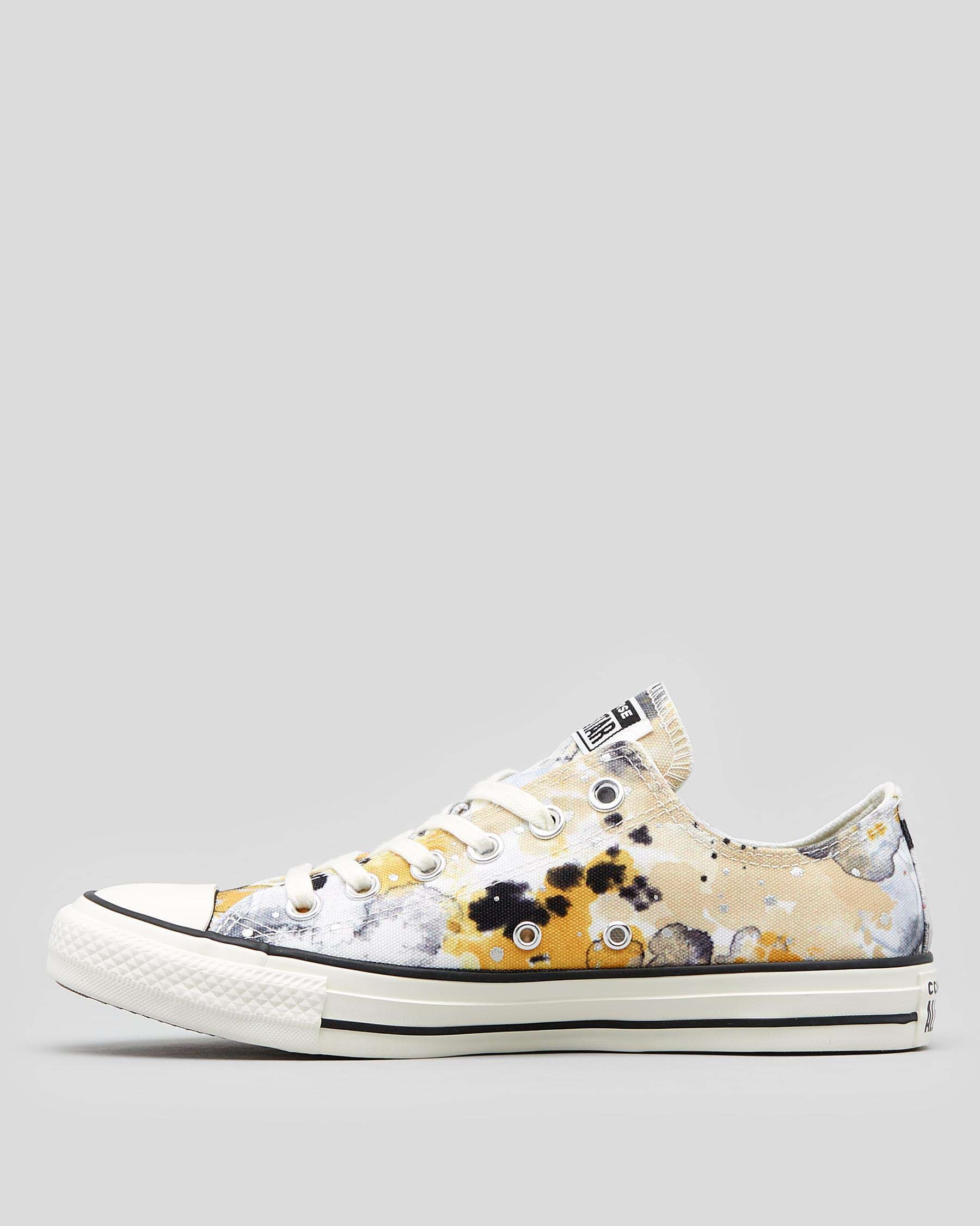 Converse Womens Chuck Taylor Summer Fest Low Shoes In Egret/sesame ...