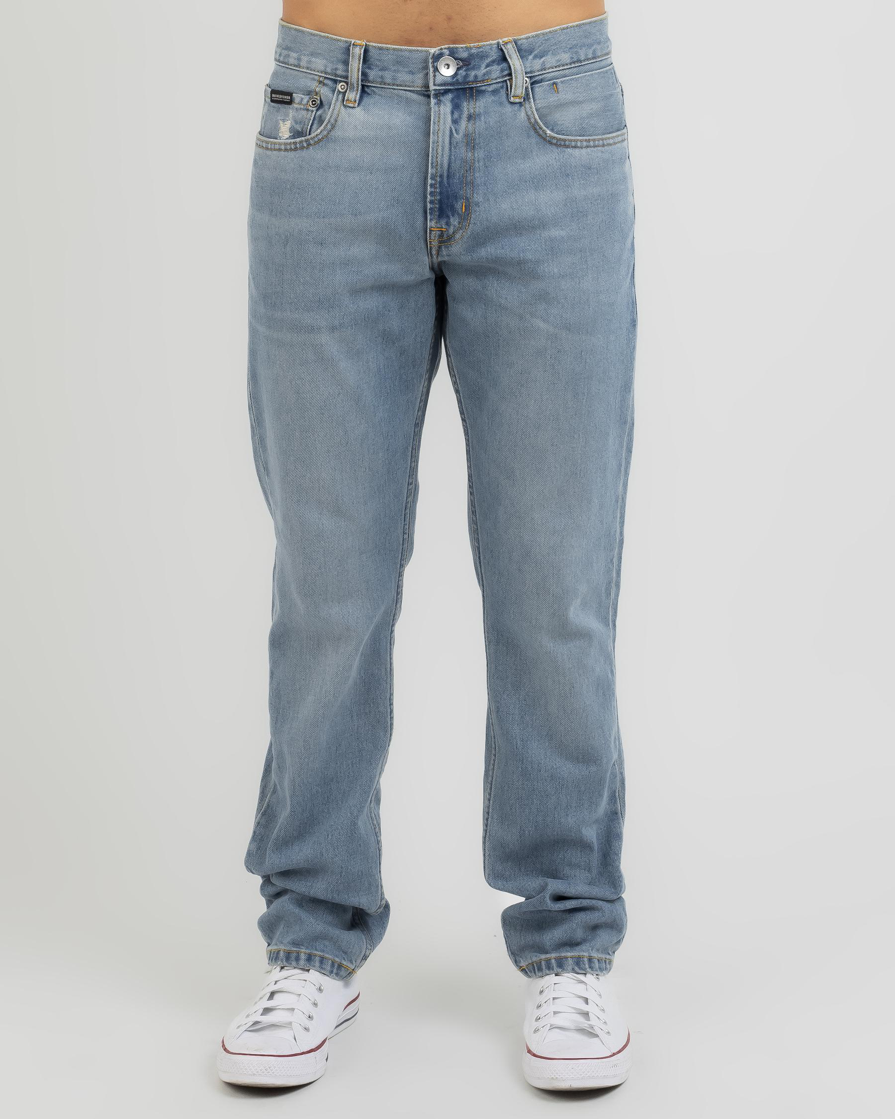 Shop Quiksilver Modern Wave Salt Water Jeans In Salt Water Fast