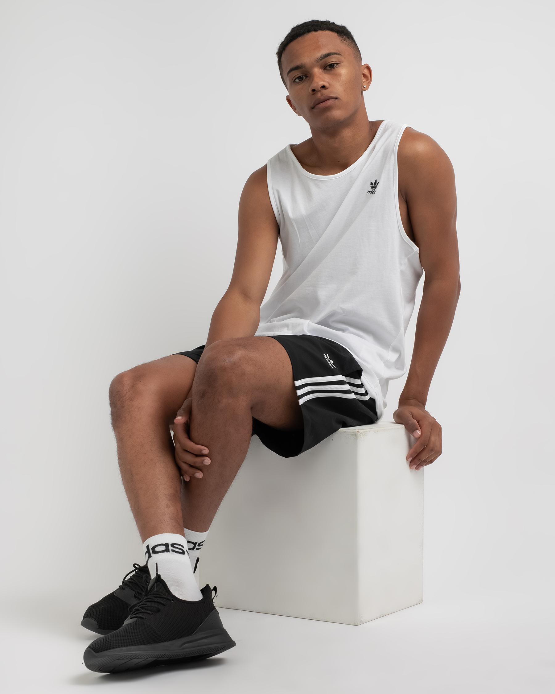 Shop adidas Essential Tank In White - Fast Shipping & Easy Returns ...