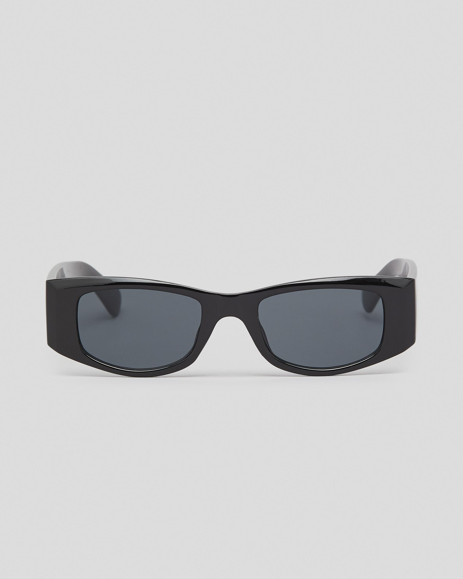Shop Indie Eyewear Daytona Sunglasses In Black/black Fast Shipping