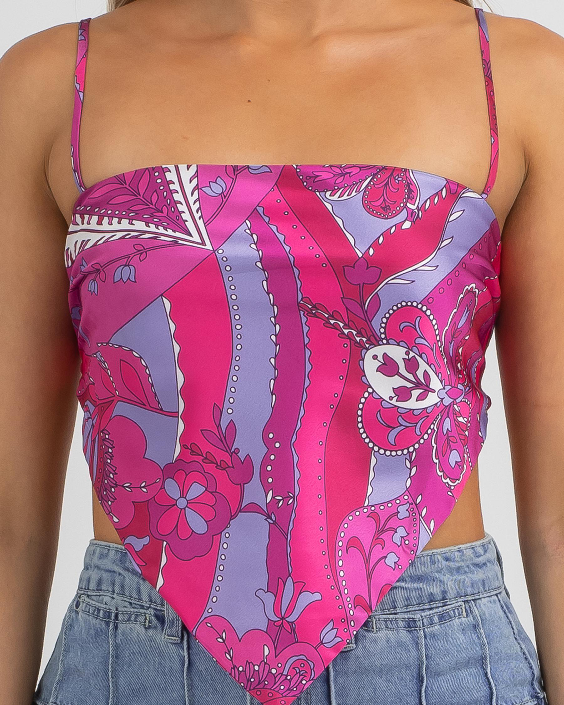 Shop Alive Girl Retro Princess Top In Pink - Fast Shipping & Easy ...