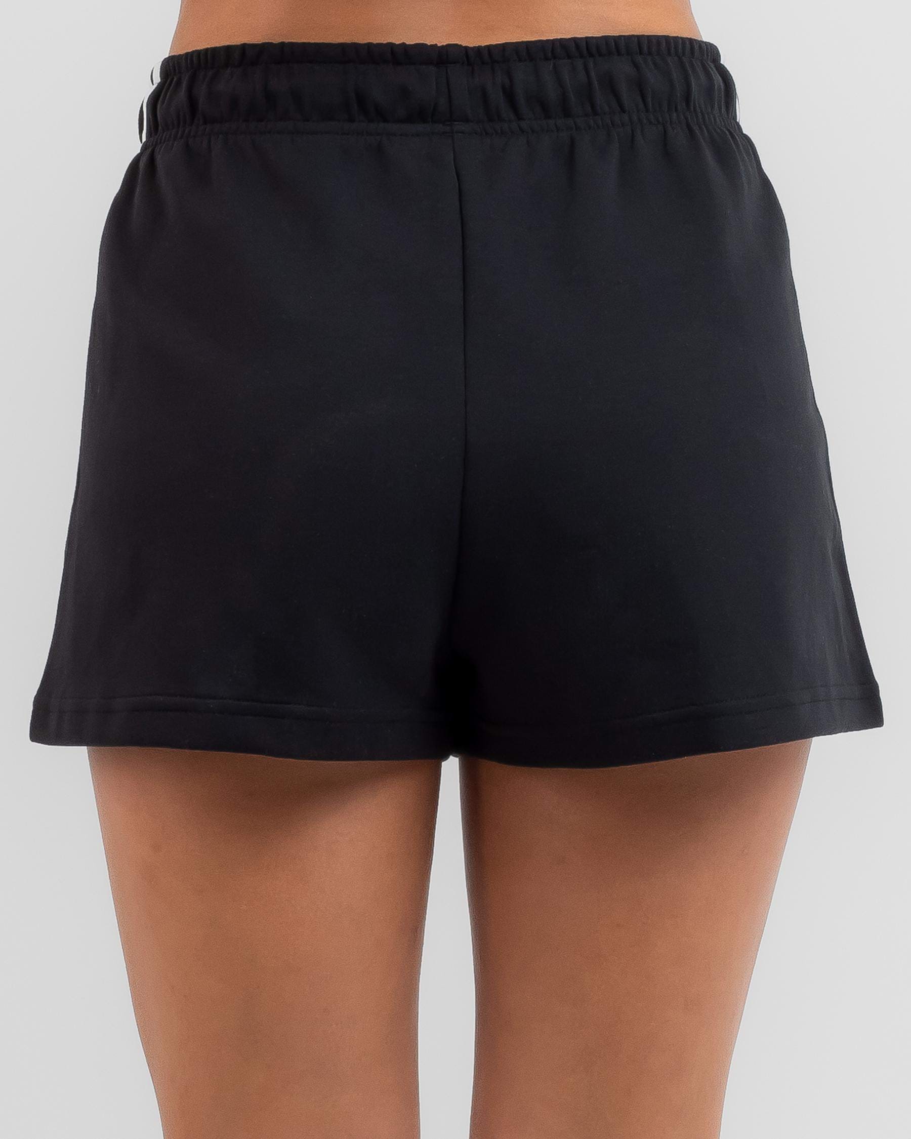 Shop adidas Future Icons 3 Stripe Shorts In Black - Fast Shipping ...
