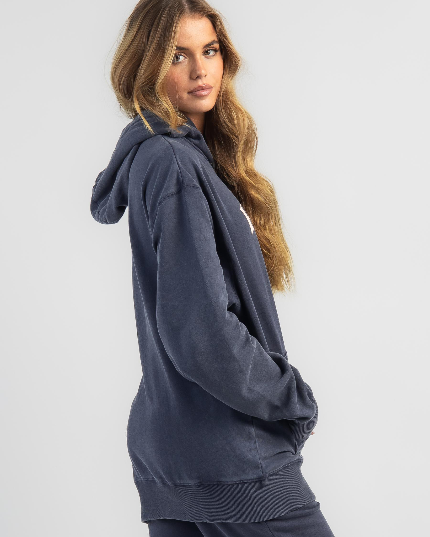 Roxy Take Another Look Hoodie In Mood Indigo - Fast Shipping & Easy ...