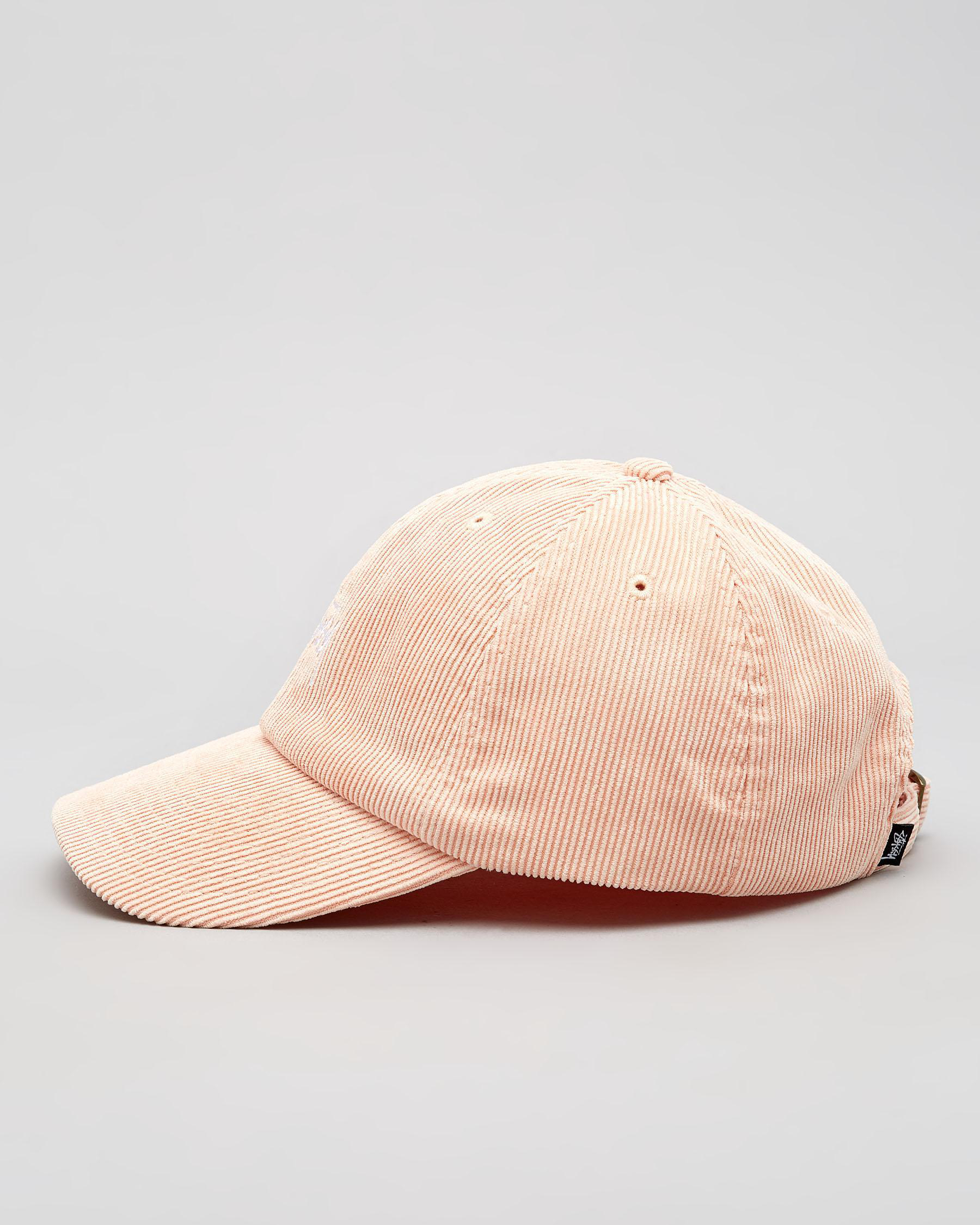 Stussy Graffiti Cord Low Pro Cap In Peach - Fast Shipping & Easy ...