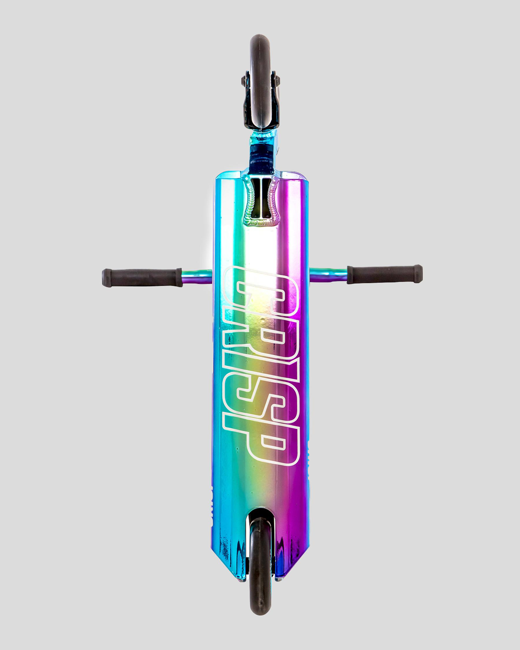 Shop Crisp Scooters Crisp Surge Chrome Scooter In Blue/green/purple