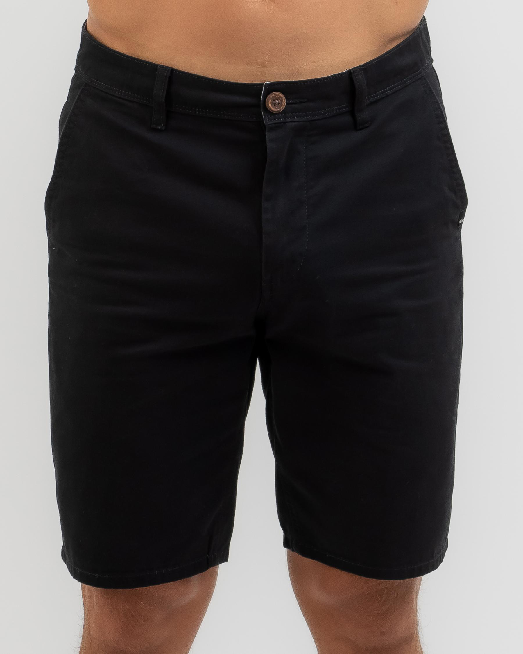 Shop Quiksilver Everyday Chino Shorts In Black Fast Shipping & Easy