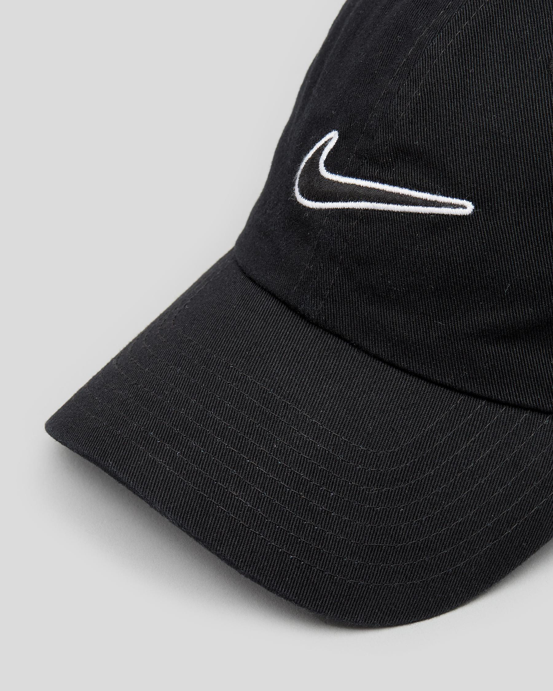 Nike H86 Swoosh Cap In Black/black - Fast Shipping & Easy Returns ...
