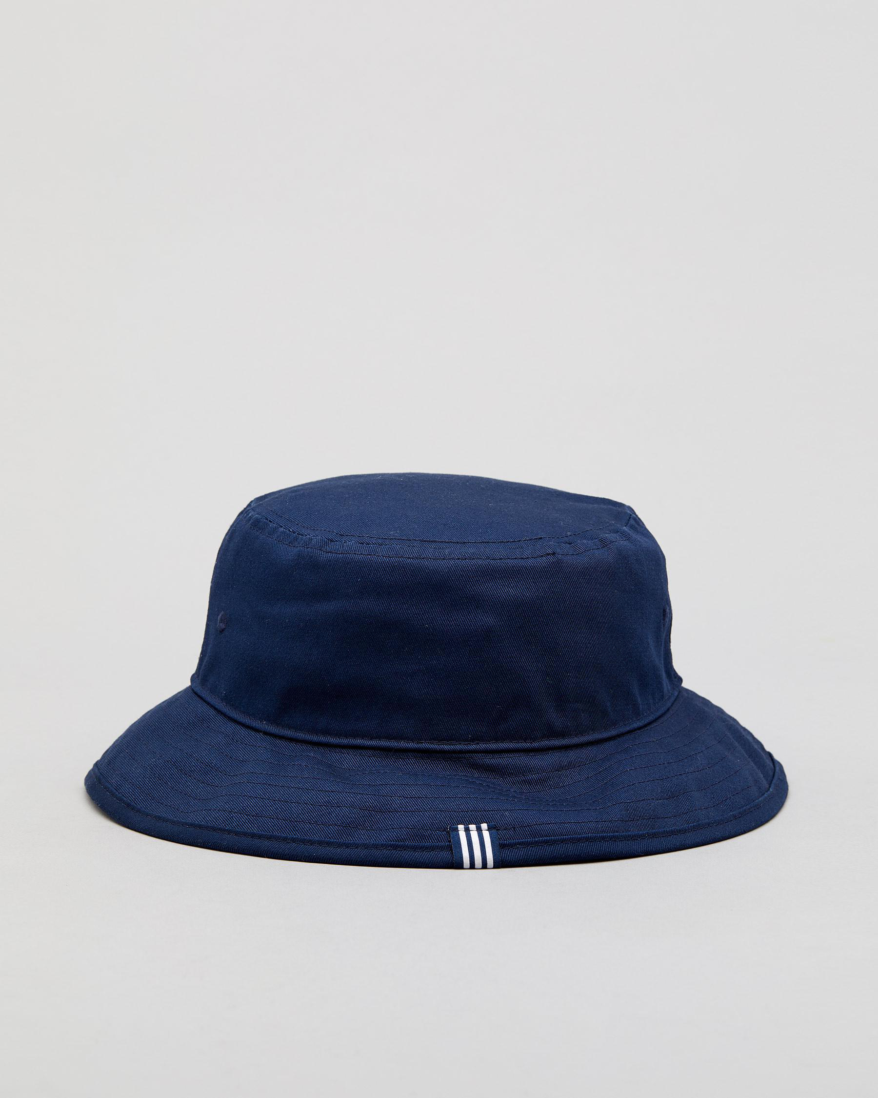 Shop adidas Trefoil Bucket Hat In Collegiate Navy - Fast Shipping