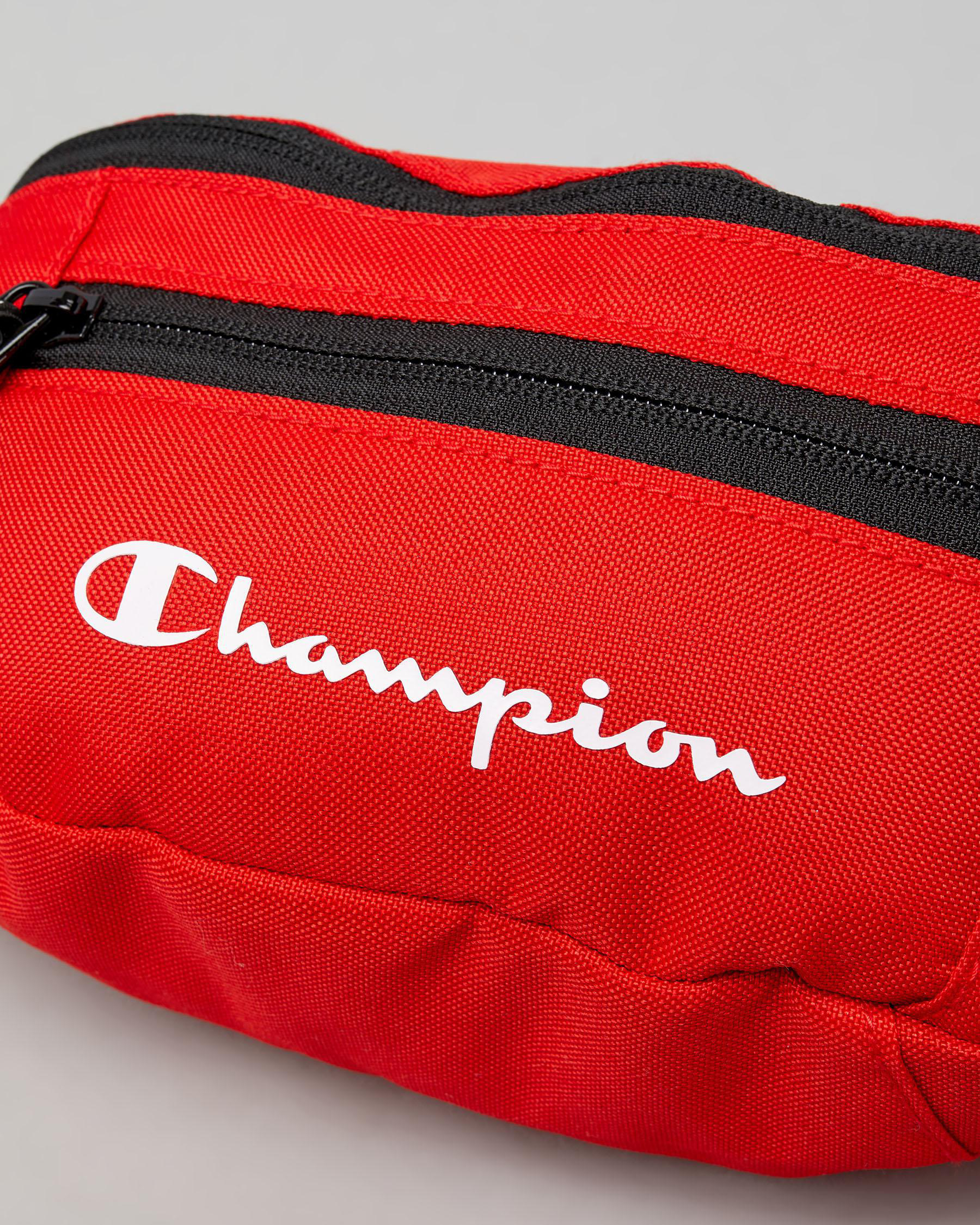 Champion Champion Waist Bag In Red Fast Shipping & Easy Returns