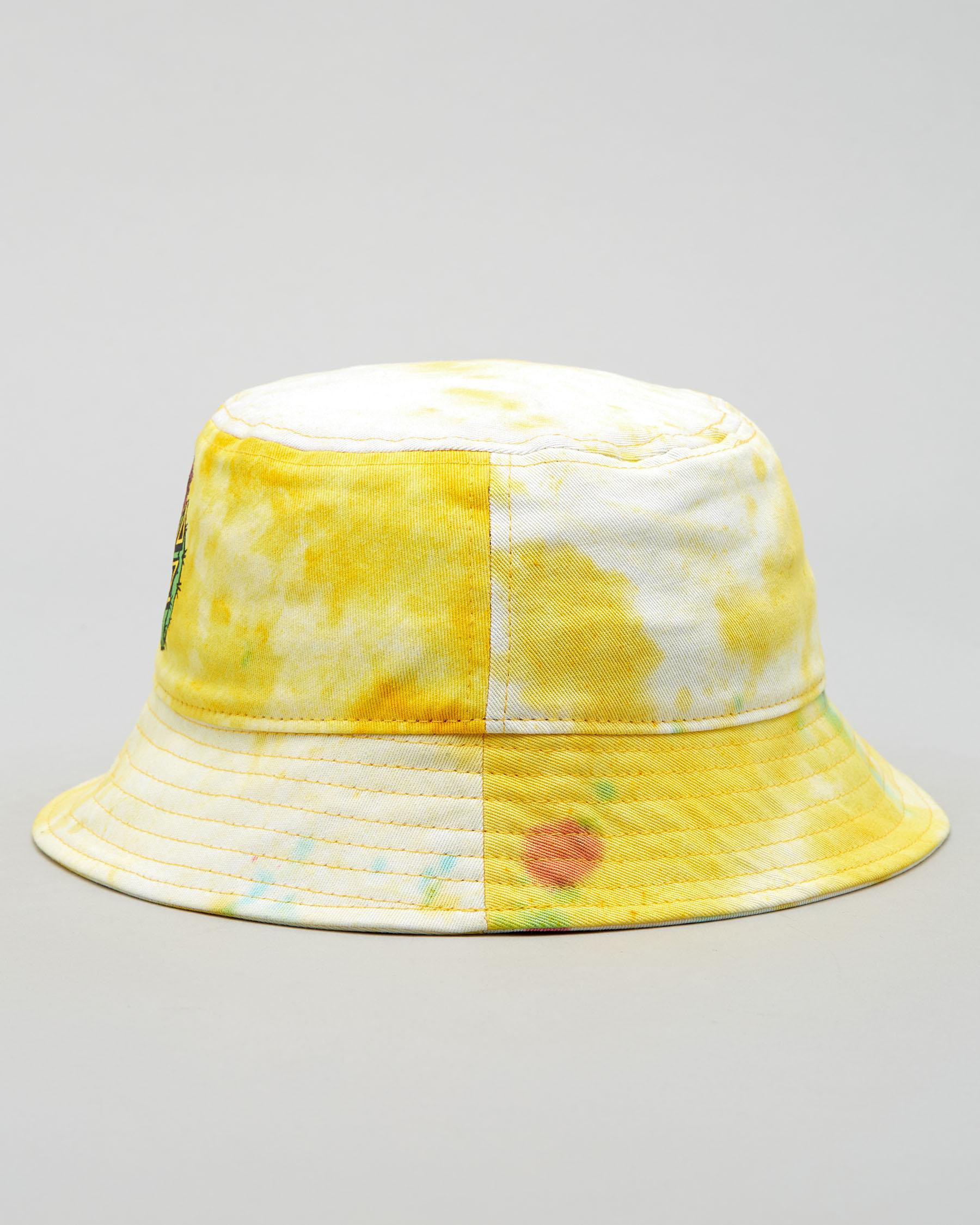 Shop Santa Cruz Youth Cactus Dot Bucket Hat In Gelato Fast Shipping