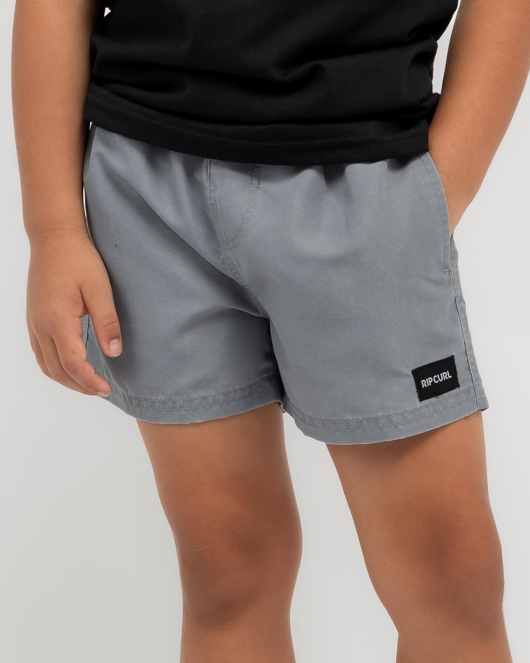 Shop Rip Curl Toddlers' Bondi Volley Board Shorts In Tradewinds Fast