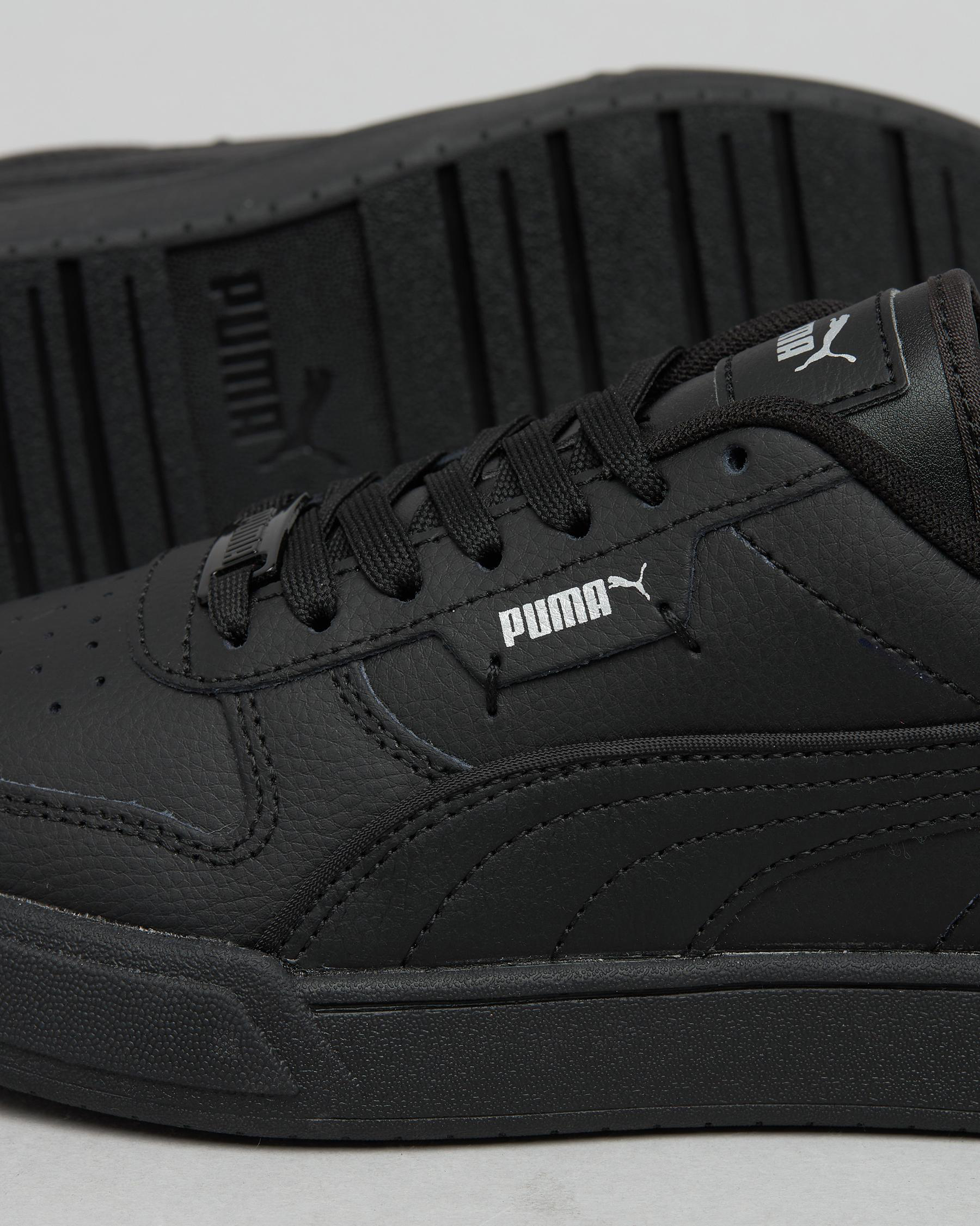 Shop Puma Boys' Caven Dime Shoes In Puma Blackpuma Blackpuma Silver