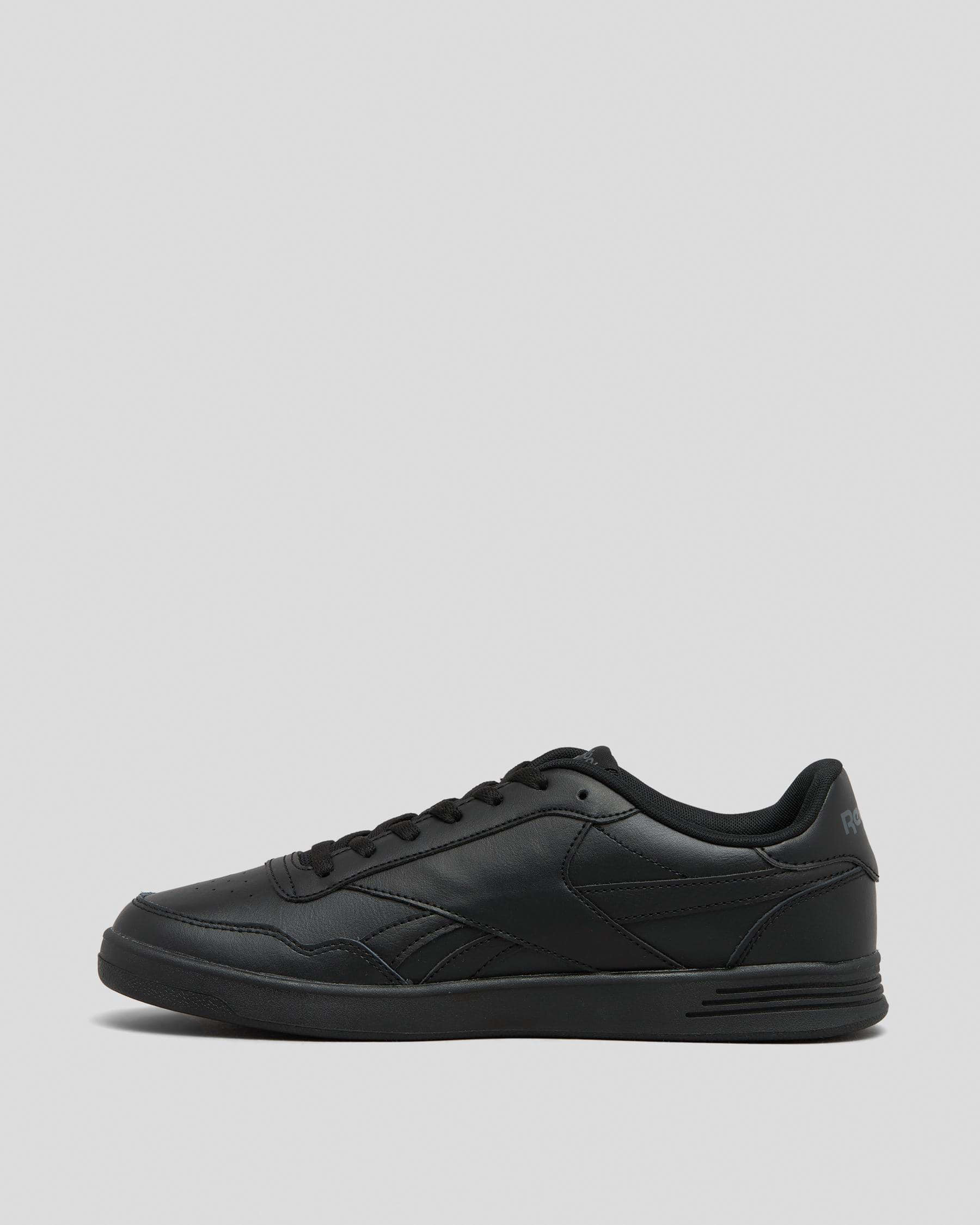 Reebok Court Advance Shoes In Core Black/pure Grey 7/core Black - Fast ...