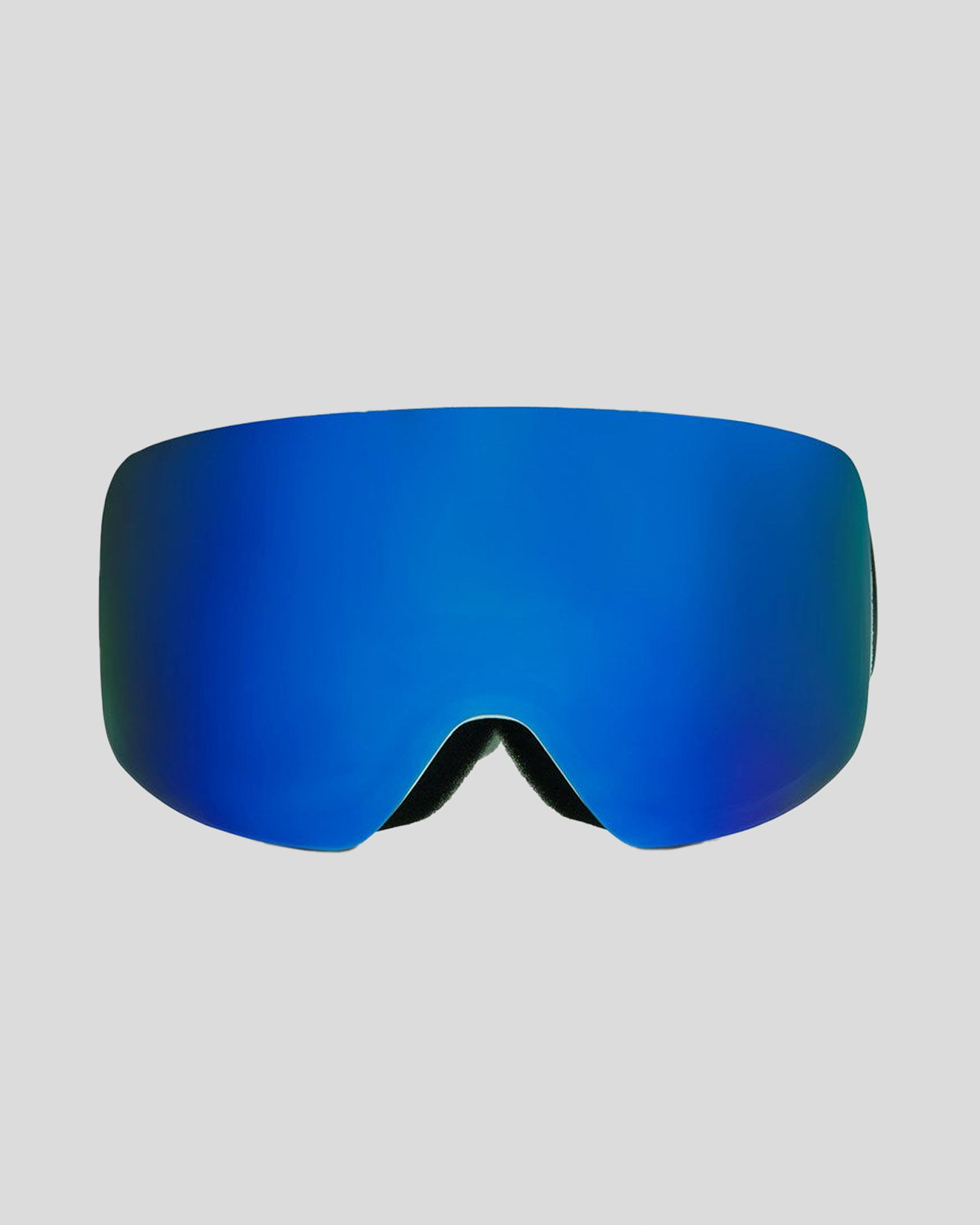 Shop Liive Black Run Snow Goggles In Matte White Fast Shipping & Easy