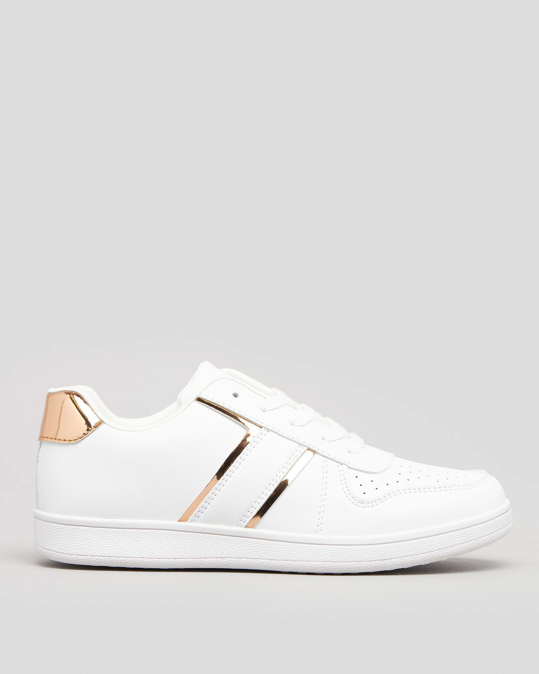 Shop Ava And Ever Ezra Shoes In White/rose Gold - Fast Shipping & Easy ...