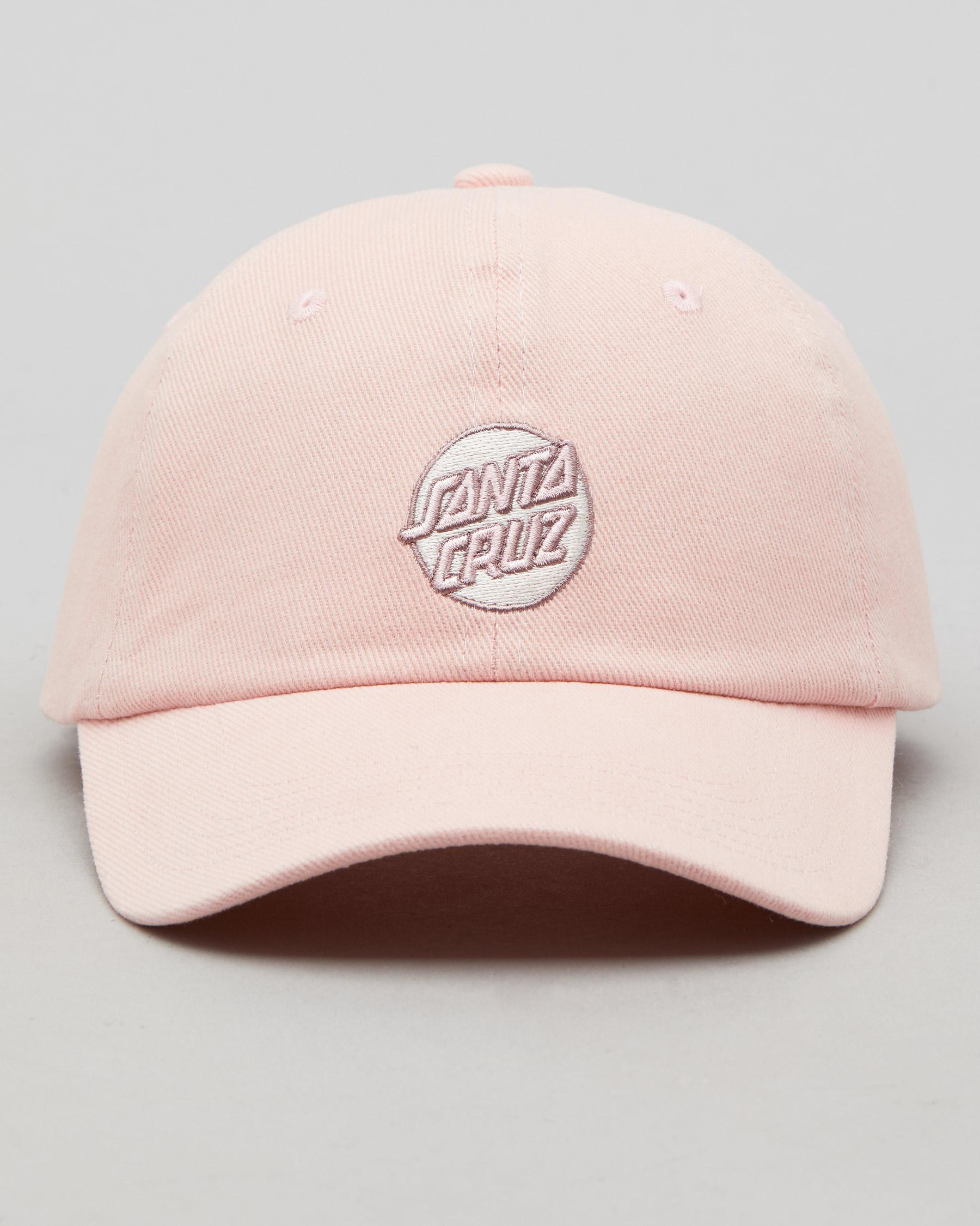 Shop Santa Cruz Missing Dot Cap In Dusty Pink - Fast Shipping & Easy ...