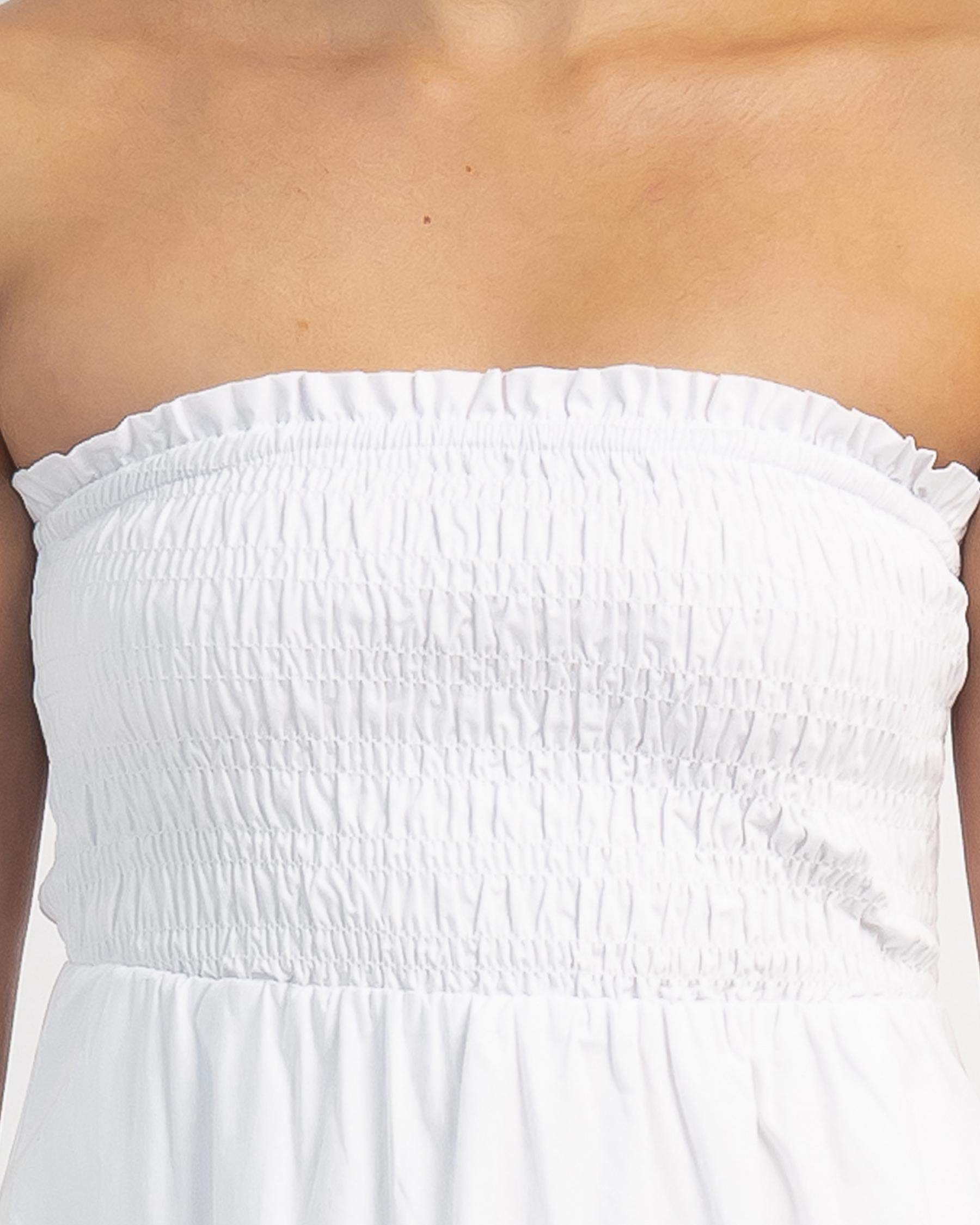 Mooloola Johnson Maxi Dress In White - Fast Shipping & Easy Returns ...