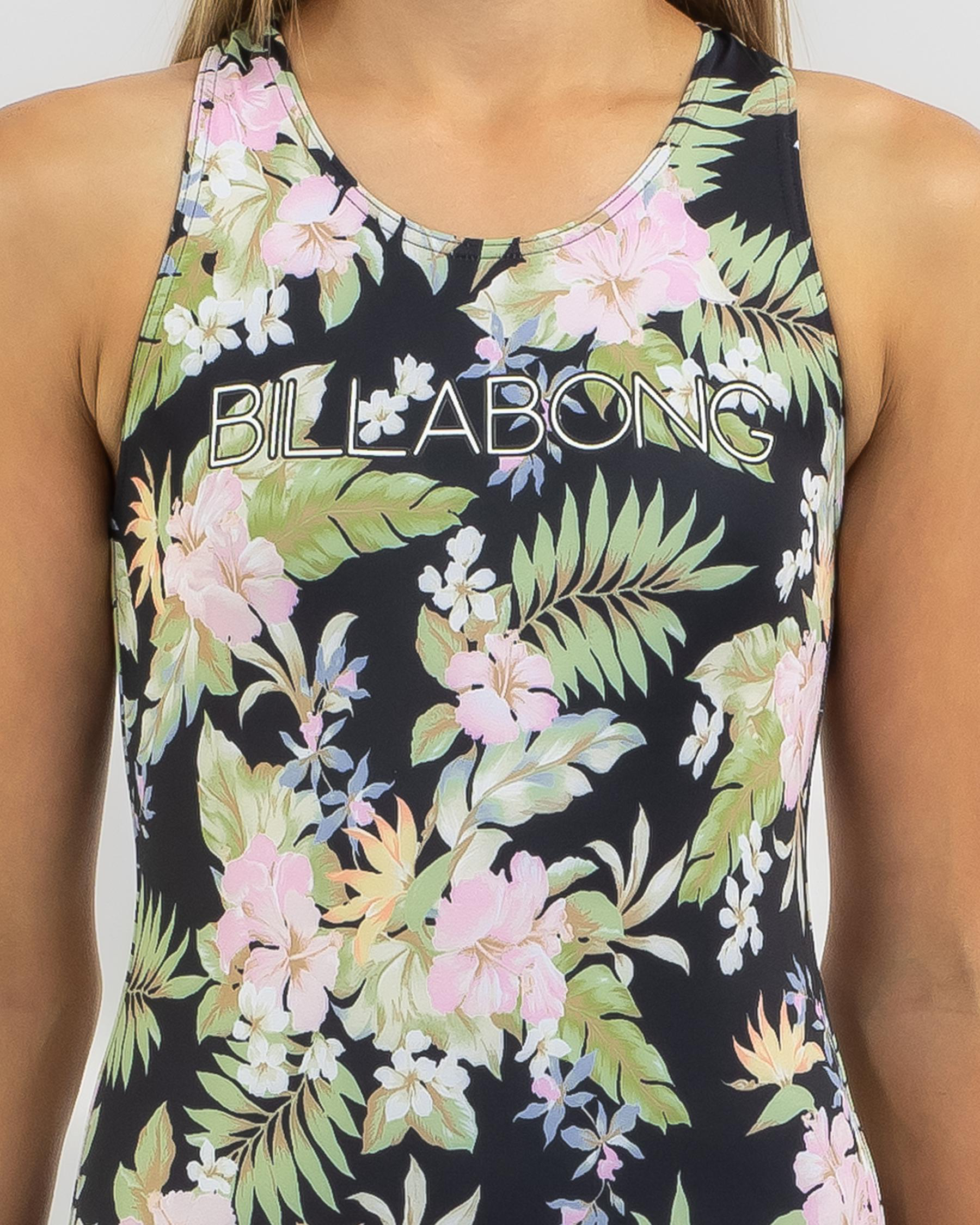 Shop Billabong Girls' One Piece Swimsuit In Black Fast