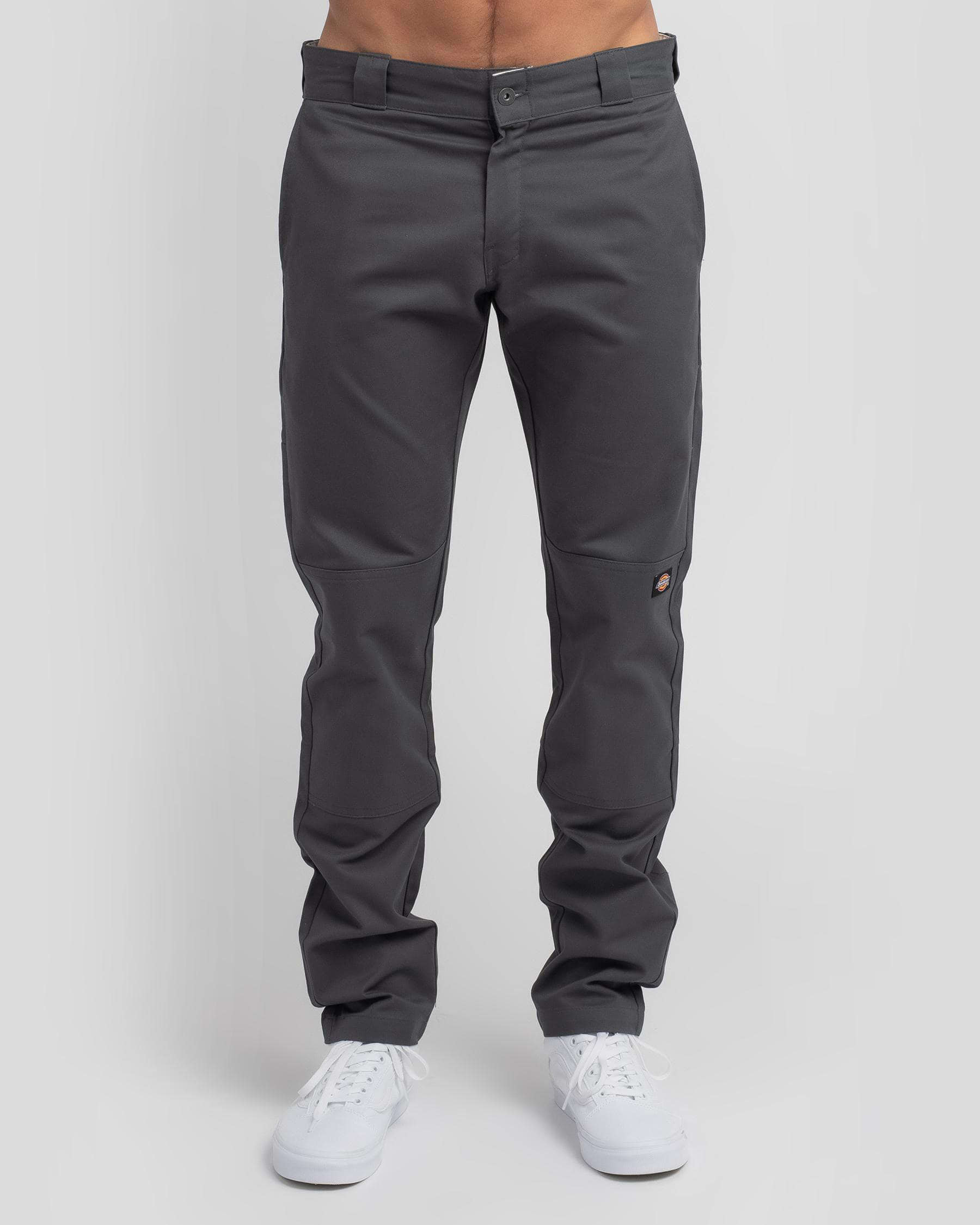 Shop Dickies 811 Skinny Straight Pants In Charcoal - Fast Shipping ...