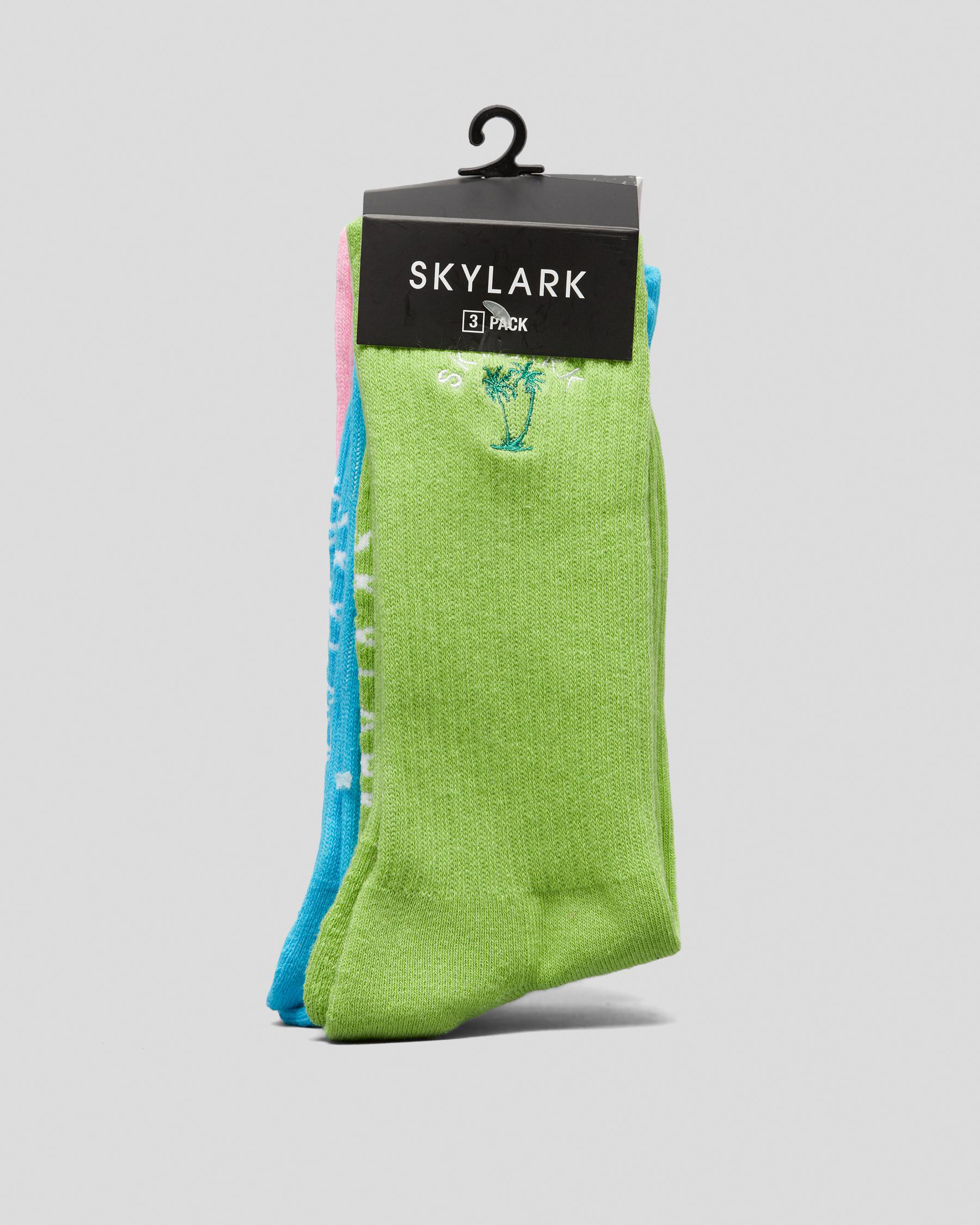 Shop Skylark Journey 3 Pack Socks In Multi Fast Shipping & Easy
