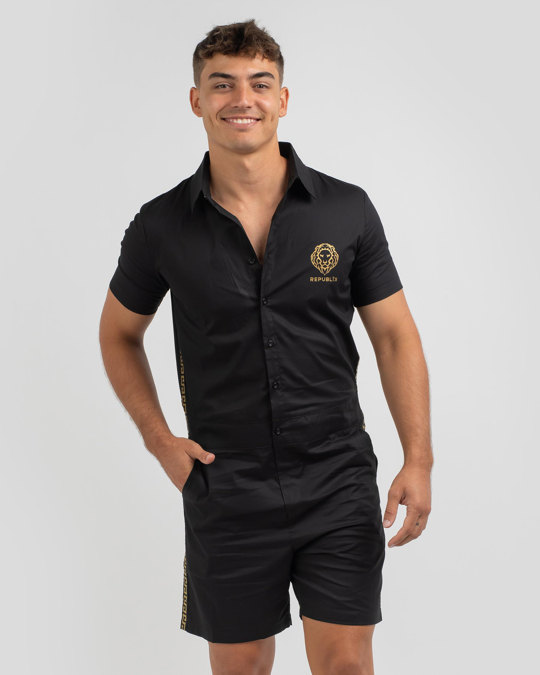REPUBLIK Value Romper In Black | City 