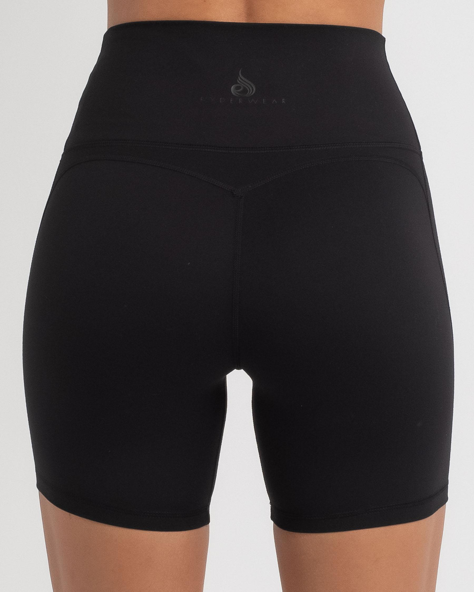 Shop Ryderwear NKD Align Bike Shorts In Black Fast Shipping & Easy