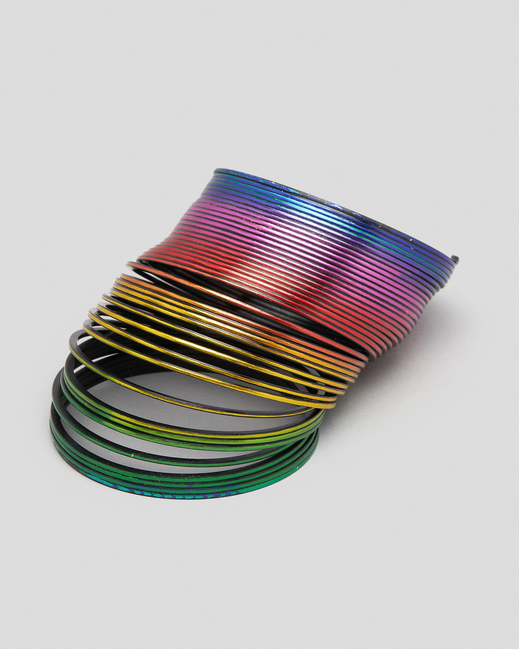 Get It Now Magic Metallic Rainbow Slinky Toy In Rainbow FREE