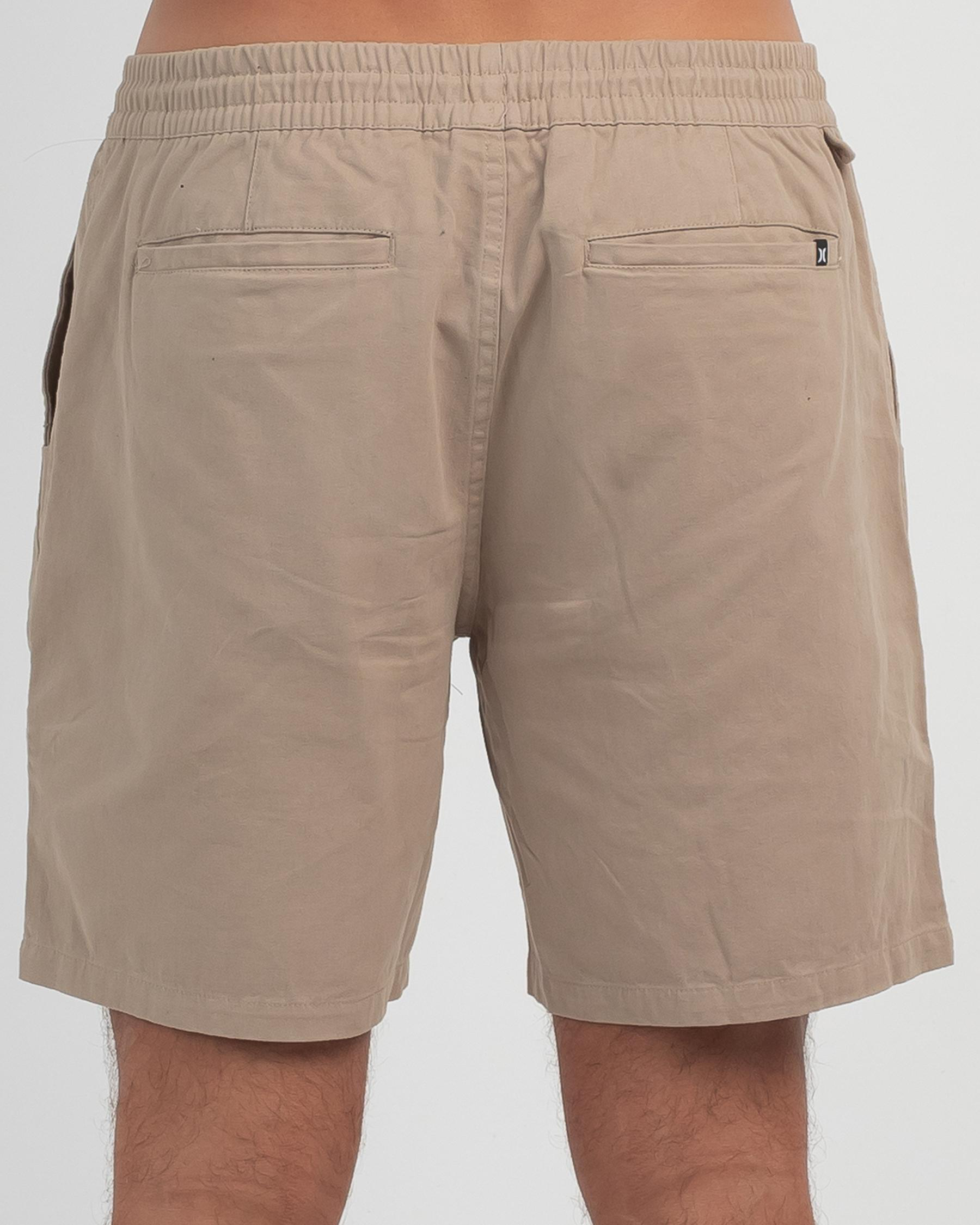 Shop Hurley Pleasure Point Volley 18in Walk Shorts In Khaki Fast