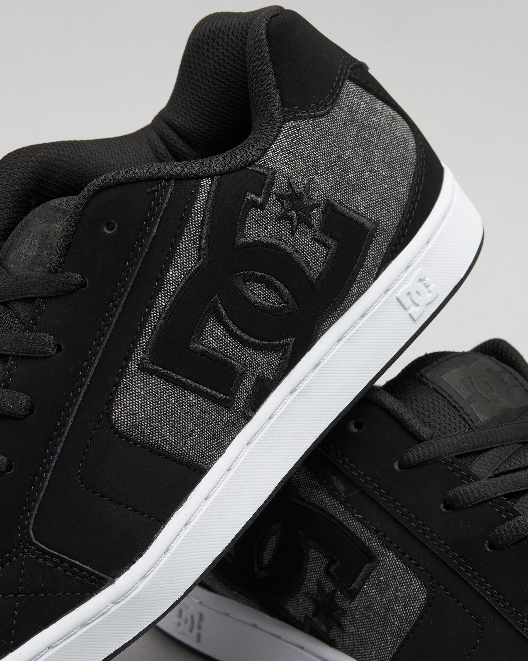 Shop DC Shoes Net Shoes In Black/black/dk Grey - Fast Shipping & Easy ...