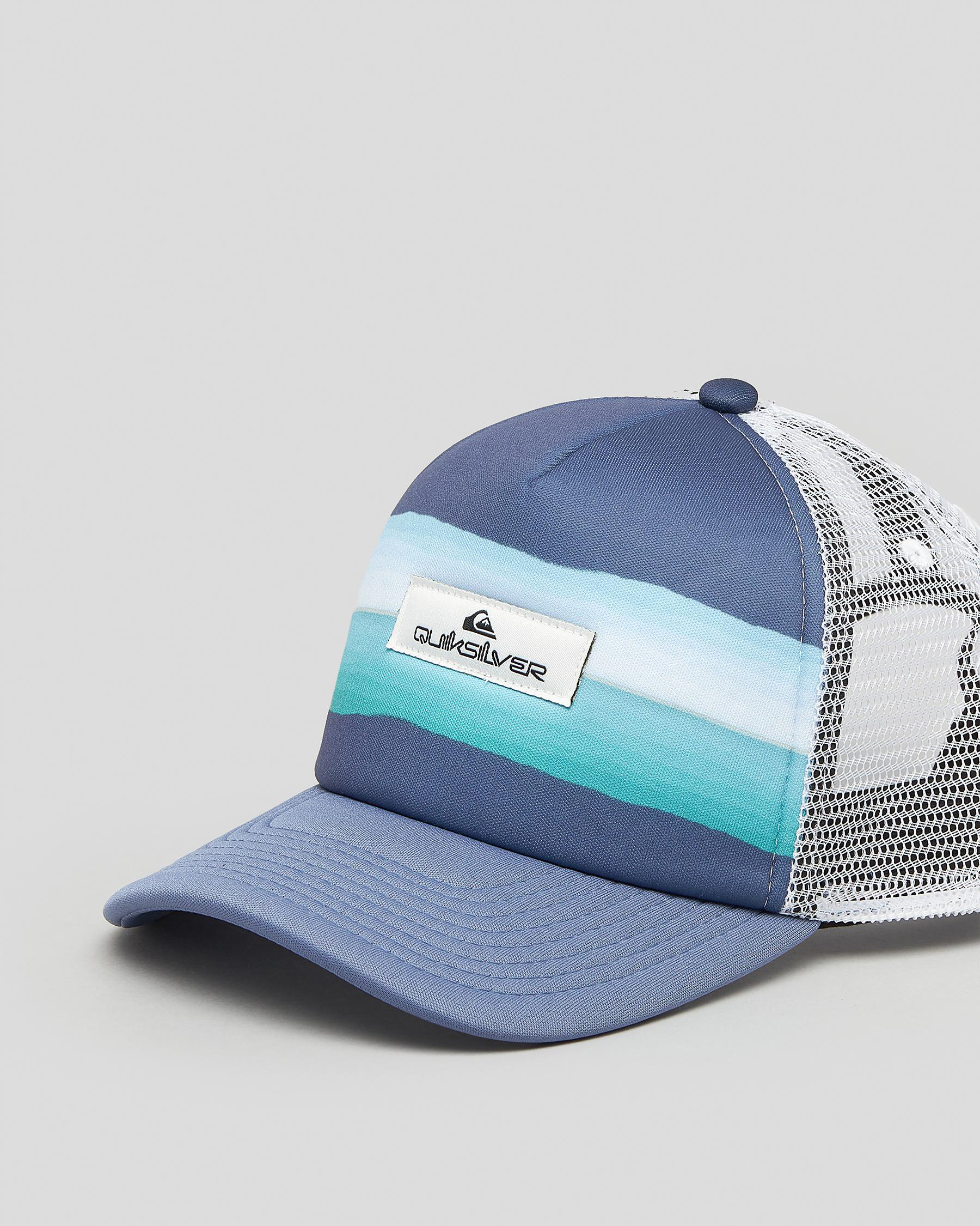 Quiksilver Toddlers' Kookaburra Coop Cap In Insignia Blue Fast