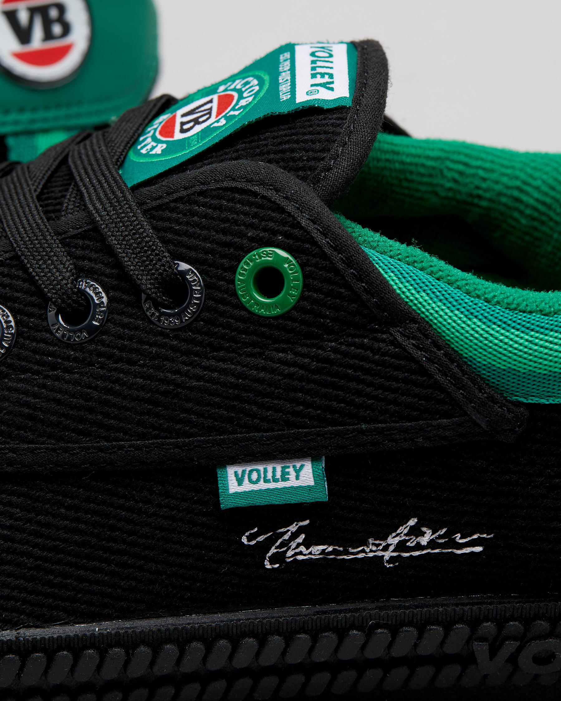 Shop Volley VB Heritage Lo Cut Shoes In Black/black Fast Shipping