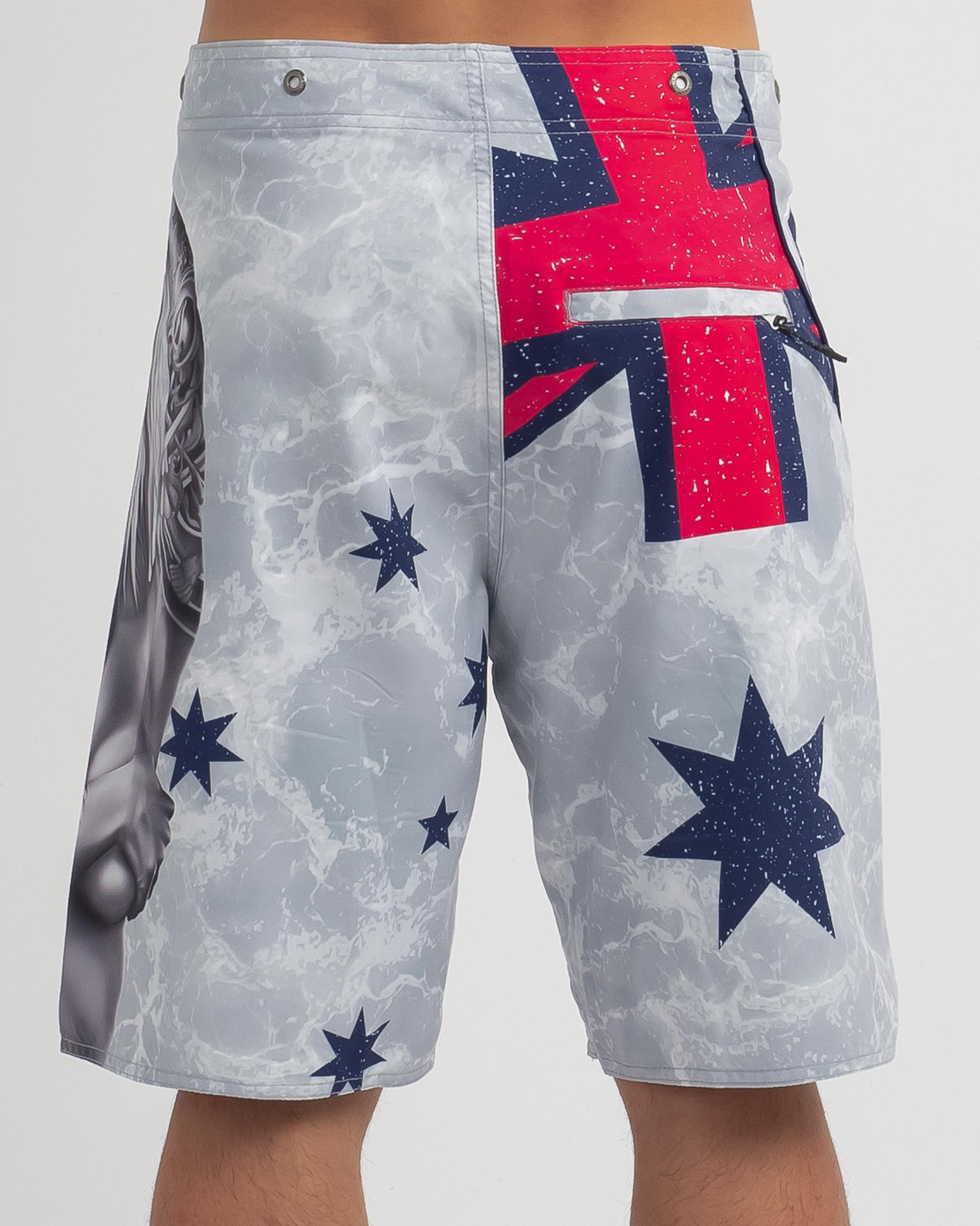 Dexter Nation Board Shorts In Grey 